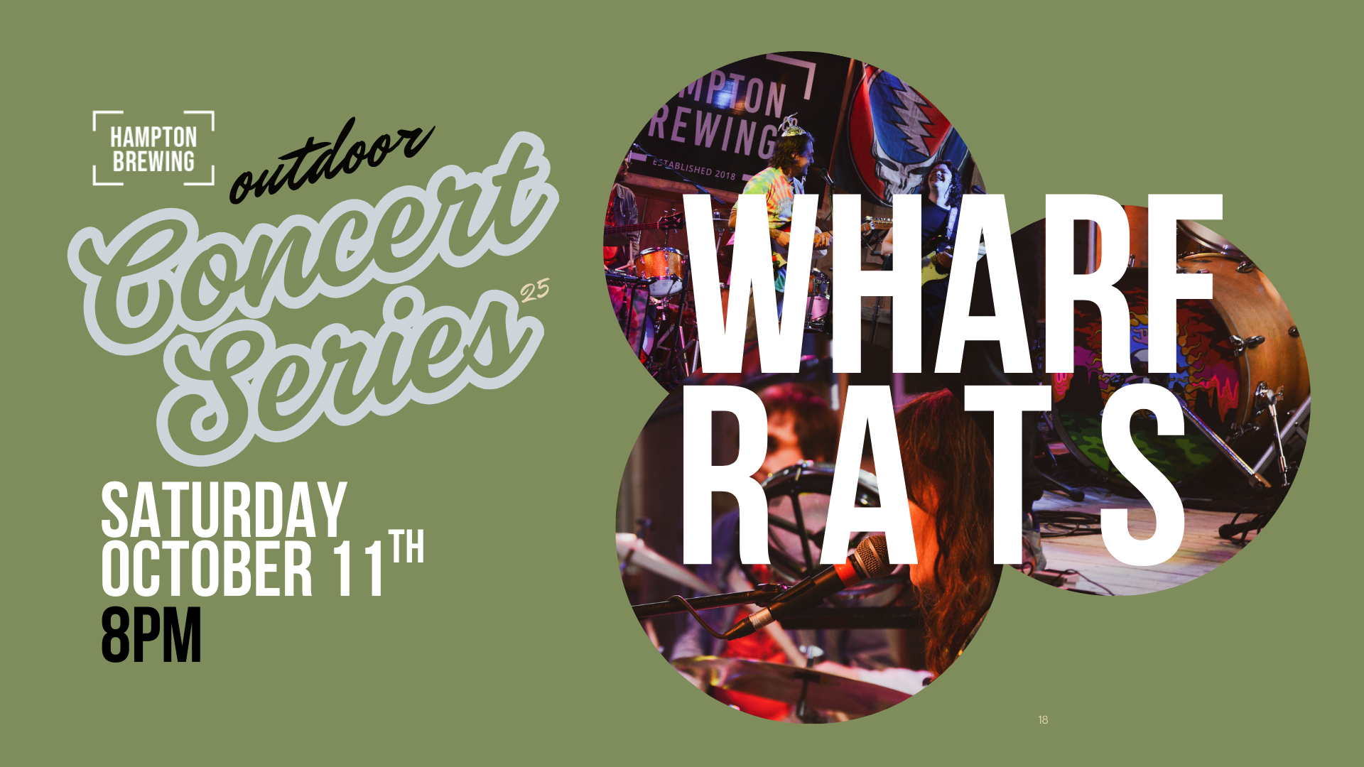 Outdoor Concert Series: Wharf Rats - THE GRATEFUL HARVEST (NIGHT 2)