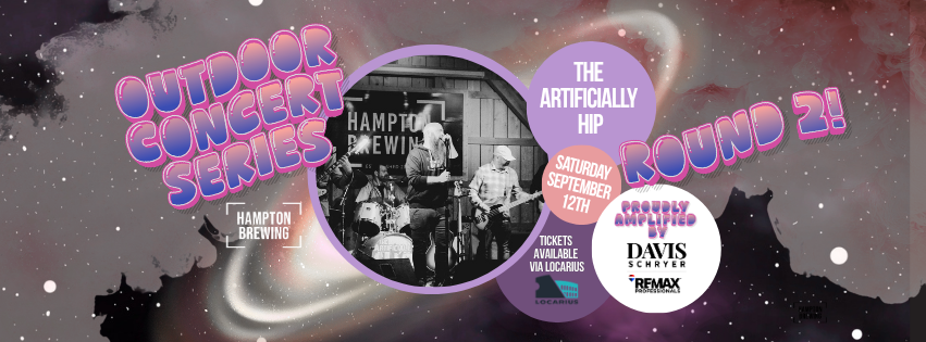 Outdoor Concert Series: The Artificially Hip (Round 2!)