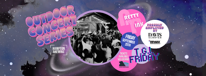 Outdoor Concert Series: Pretty in Pink — T.G.I. FRIDAY 🤘