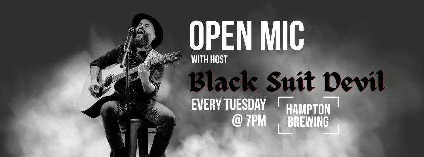 OPEN MIC with host Black Suit Devil