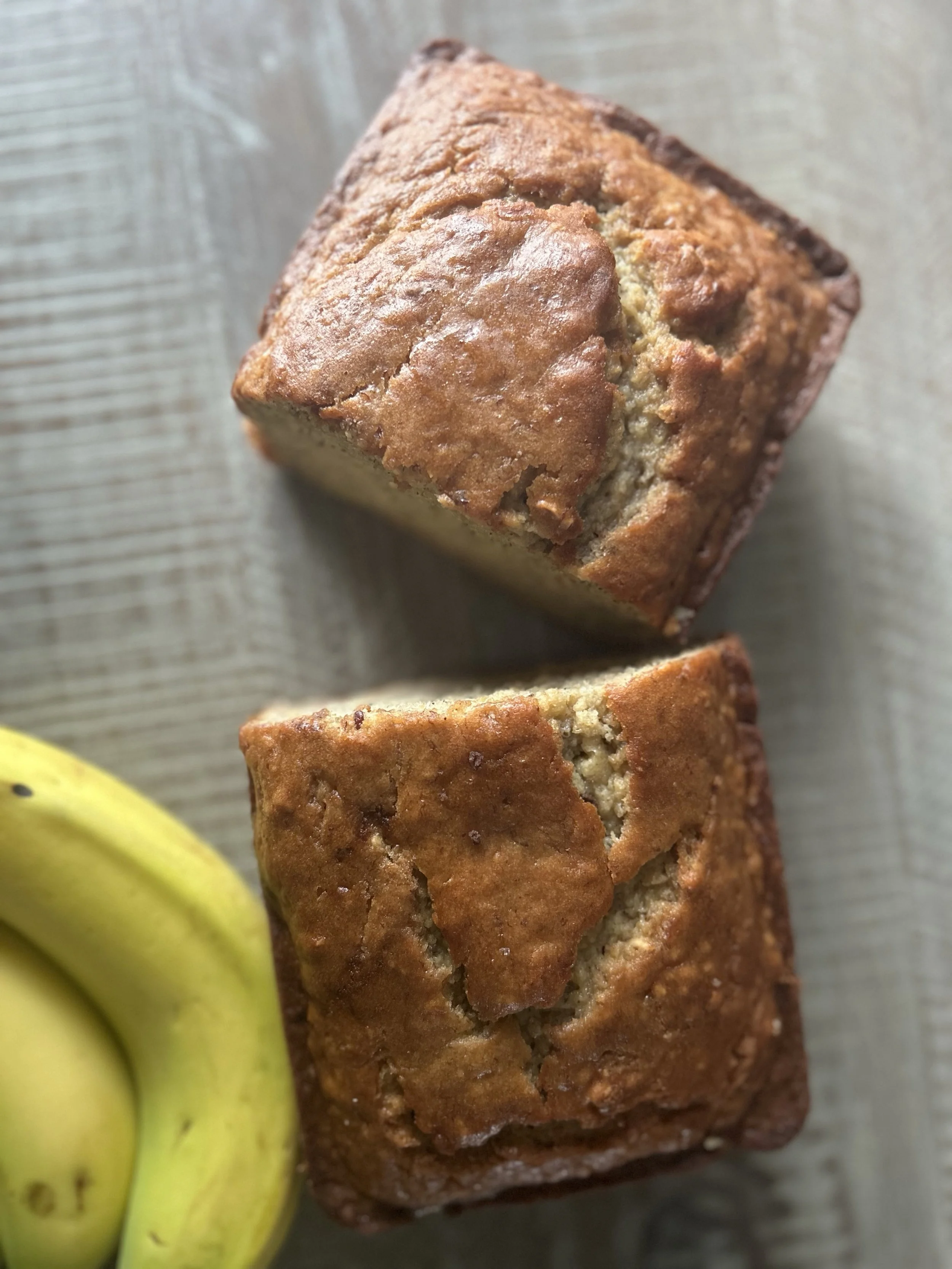 Banana Walnut Bread One Serving