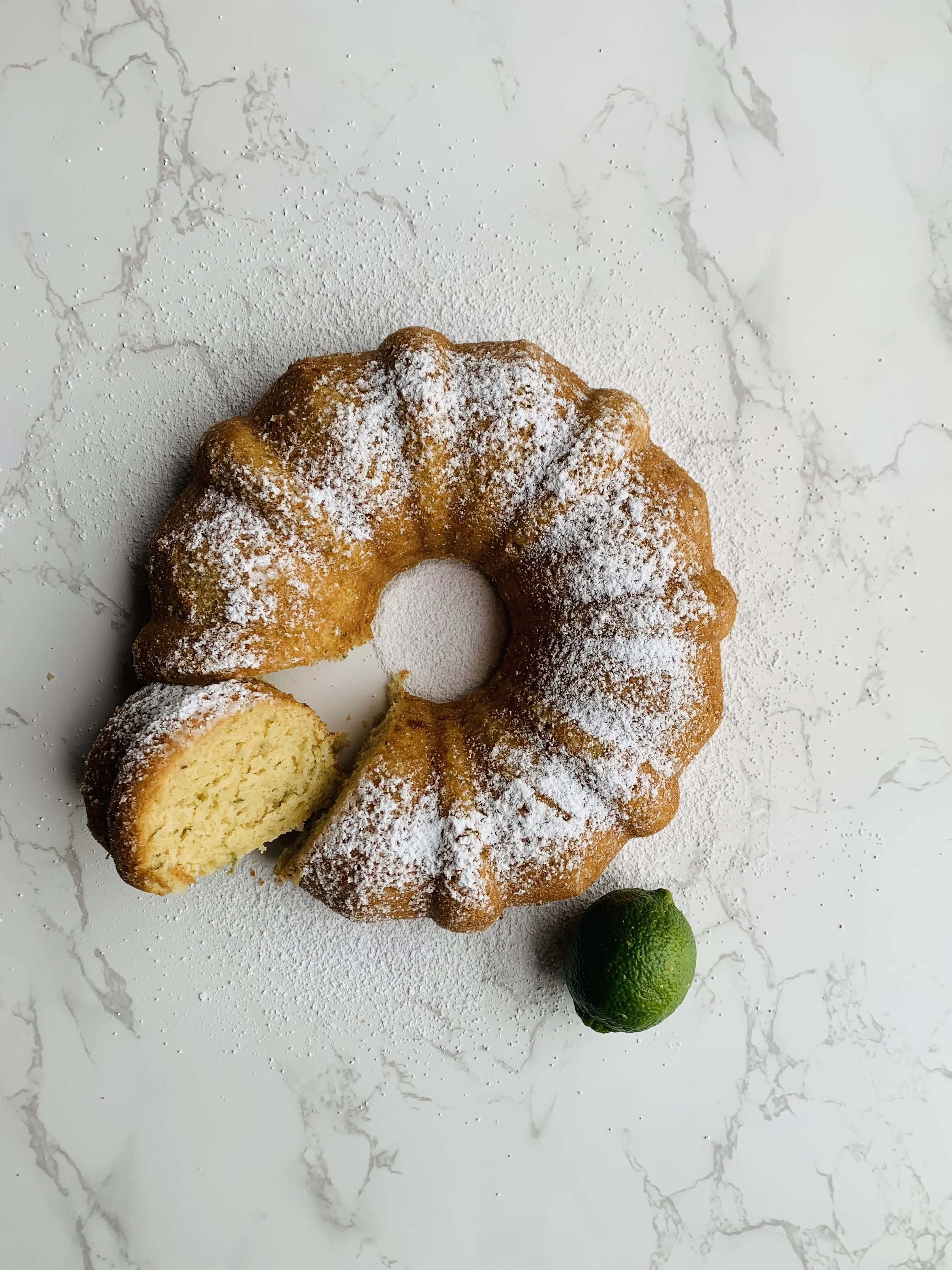 Olive Oil Lemon Bunt Cake