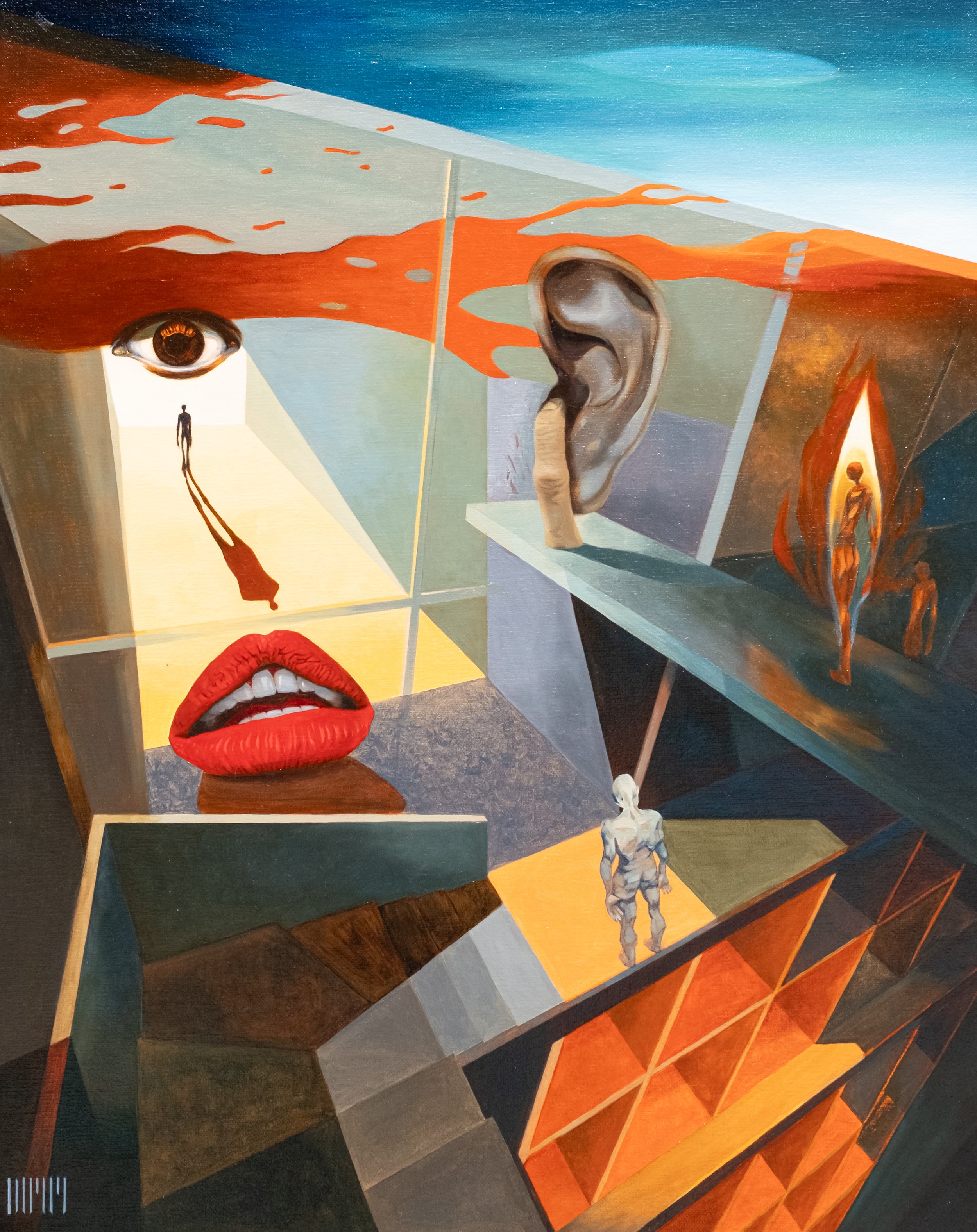 P203, 2025. Oil on canvas - 80 x 100cm