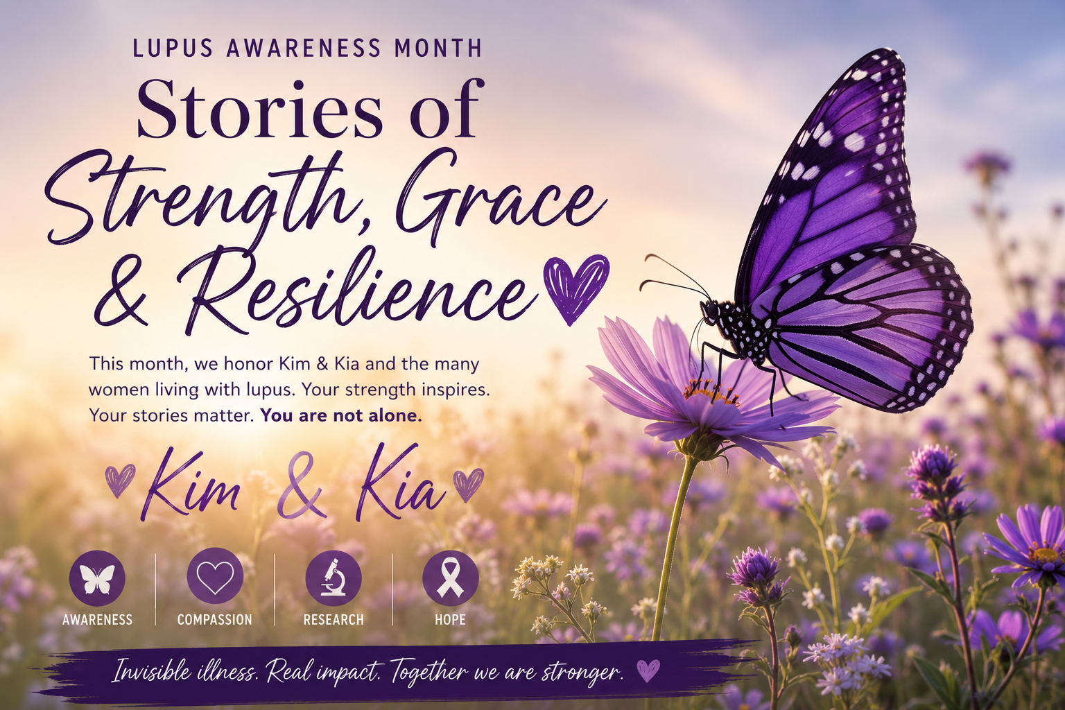 Lupus Awareness Month: Stories of Strength, Grace &amp; Resilience 🖤