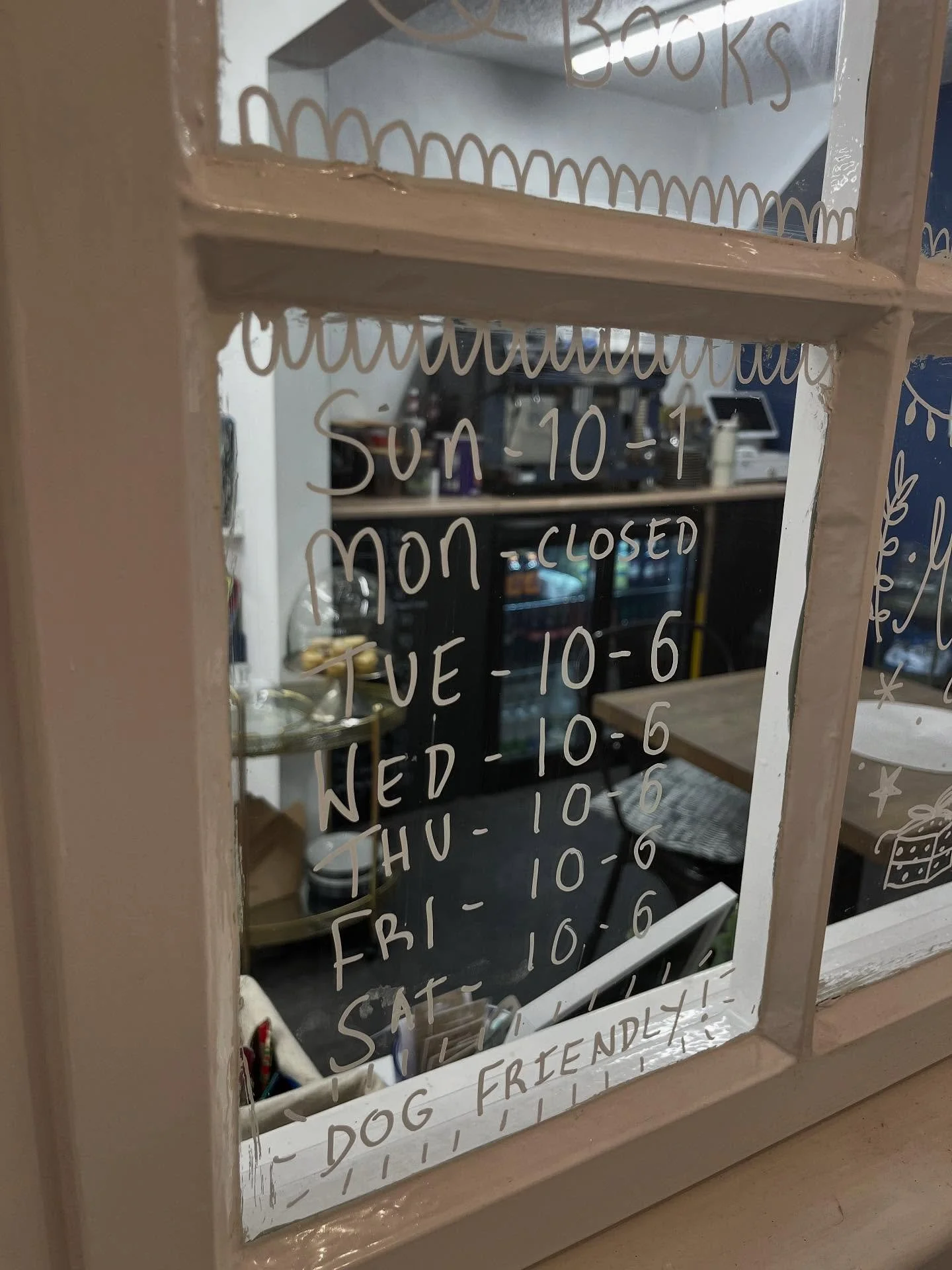 morning morning! we&rsquo;re open today (Sunday) 10-1, and will be trialling the opening hours this week of:
&bull;
Mon: Closed
Tue-Sat: 10 - 6 
&bull; 
see you soon! 👋