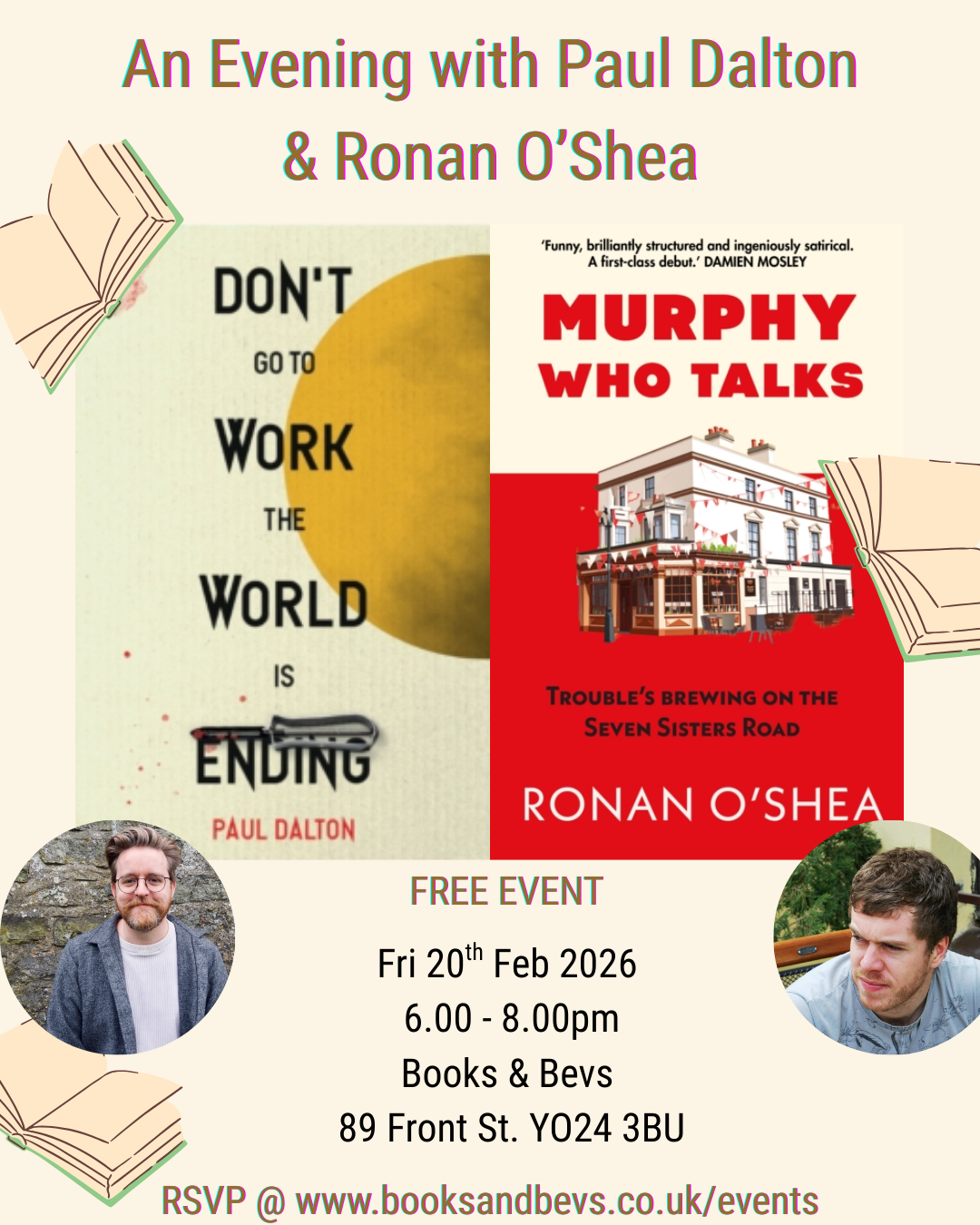An Evening with Paul Dalton & Ronan O'Shea
