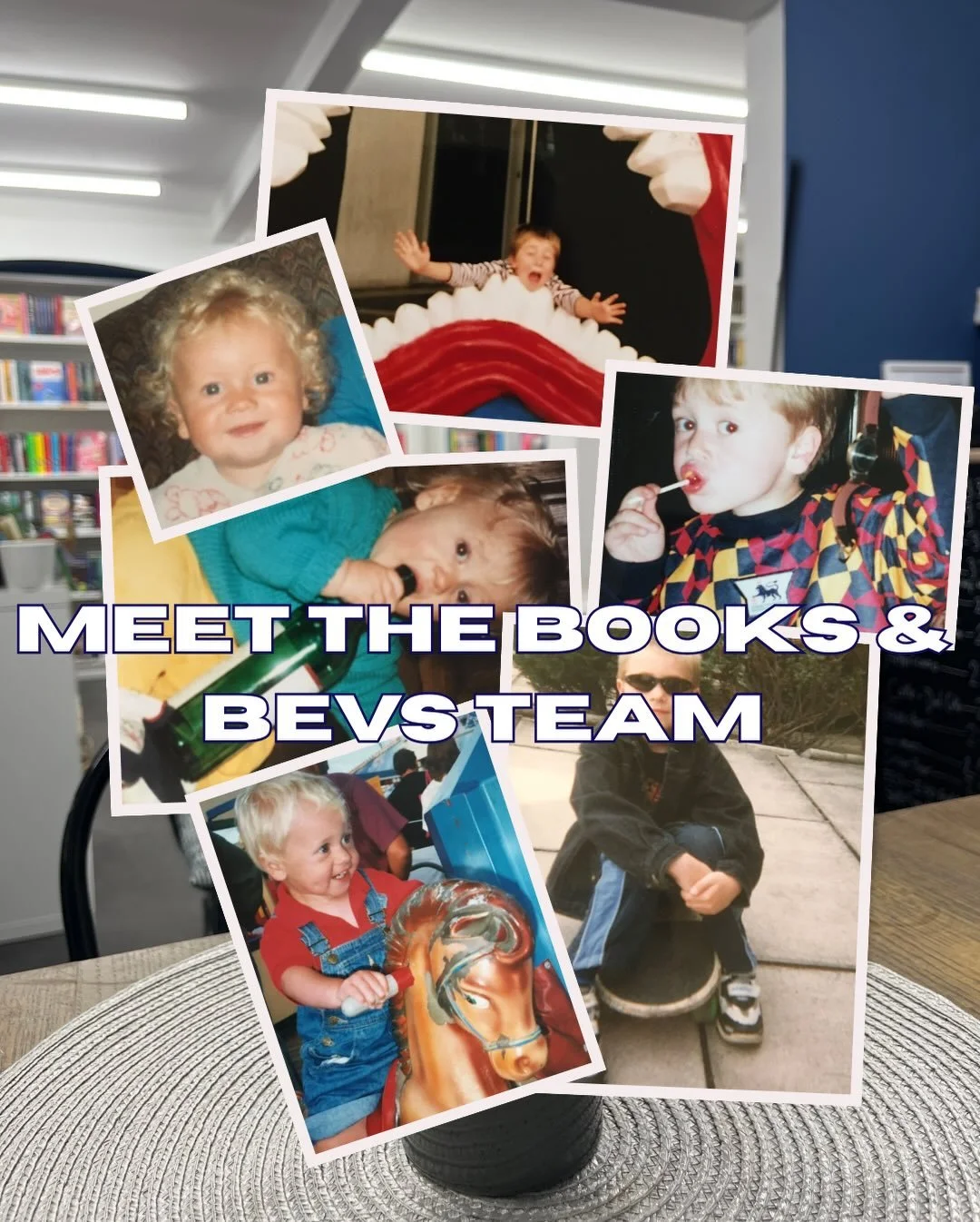 Meet The Team!

Lil Books &amp; Bevs!