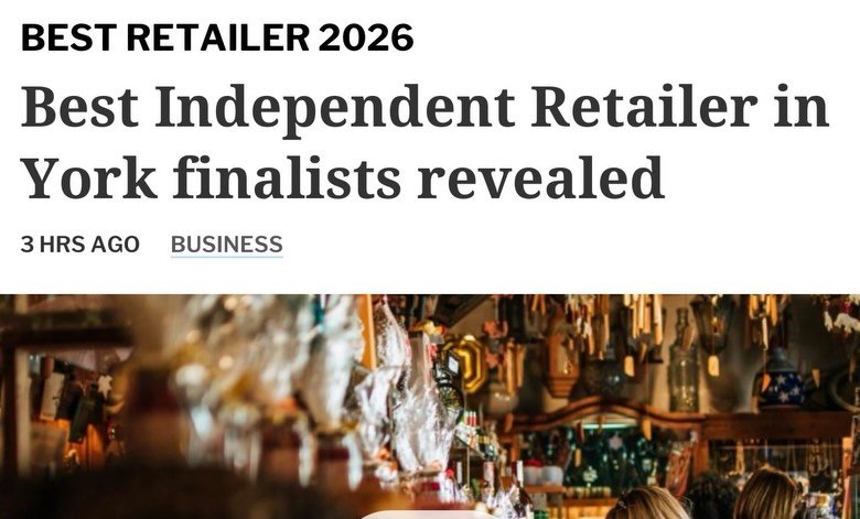 Absolutely buzzing to be one of the finalists in @york.press Best Independent Retailer in York 2026! ⭐️

Thank you so much to everyone that voted for us, we had no idea we&rsquo;d be celebrating something like this in our first year of being open, le