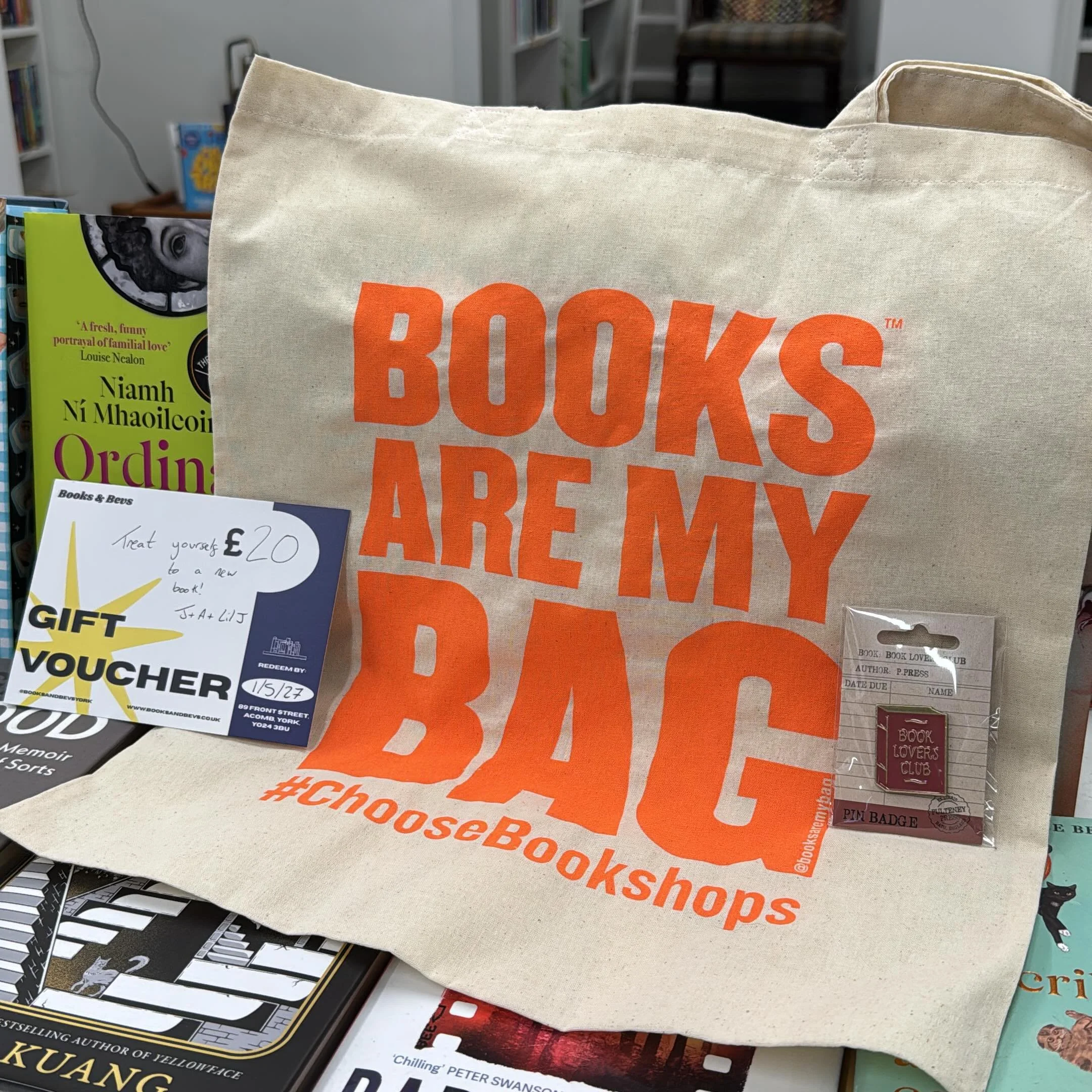 ⭐️ GIVEAWAY! ⭐️

Wow! 2026 followers! The year we&rsquo;re in and the year of reading!!!

To celebrate this huge milestone we&rsquo;re doing another giveaway! For your chance to win a Books Are My Bag tote bag, a pin badge and of course a &pound;20 v