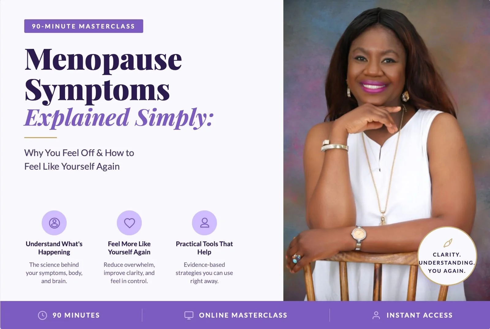 Menopause Symptoms Explained Simply | 90Min masterclass