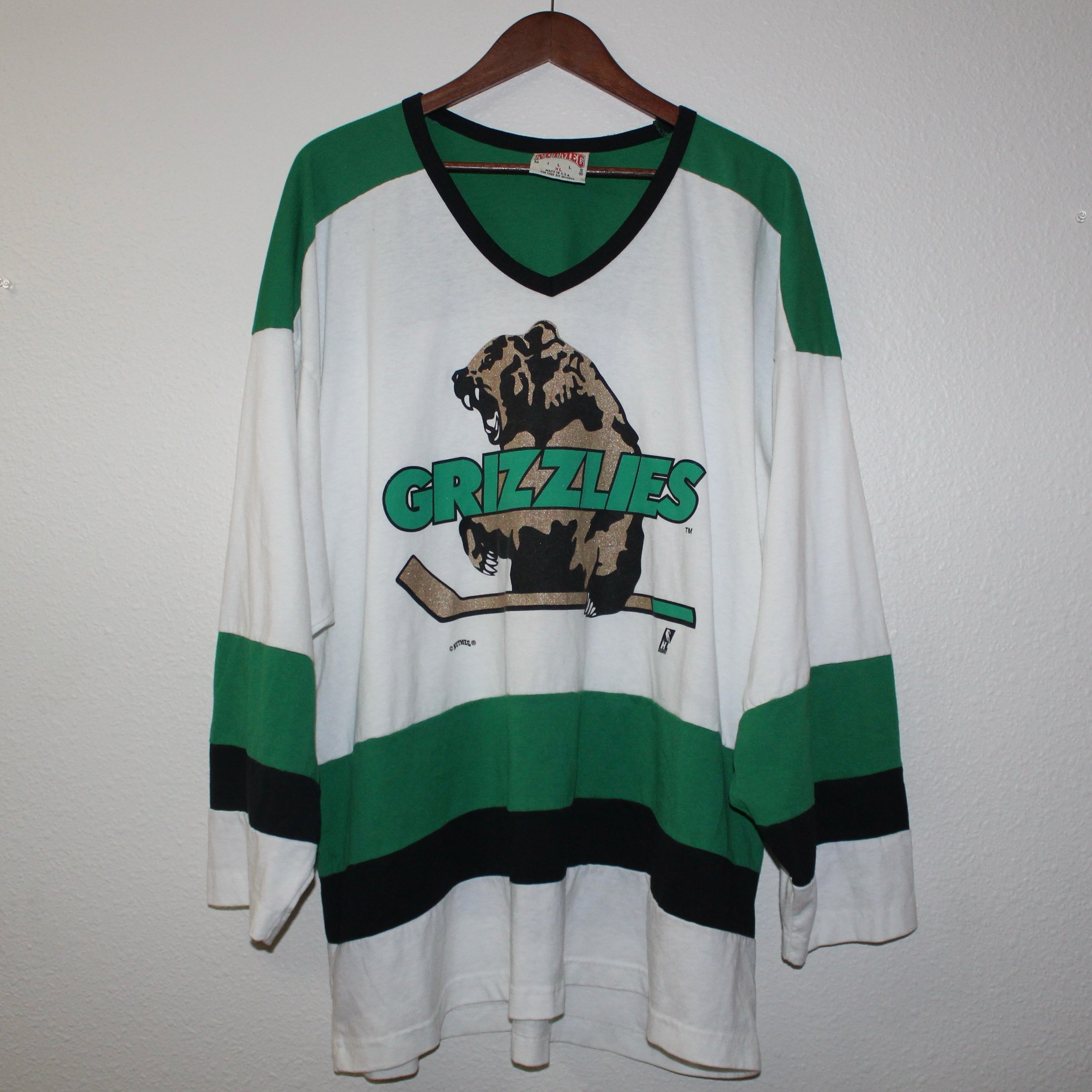 1994 XL Denver Grizzlies Jersey Shirt