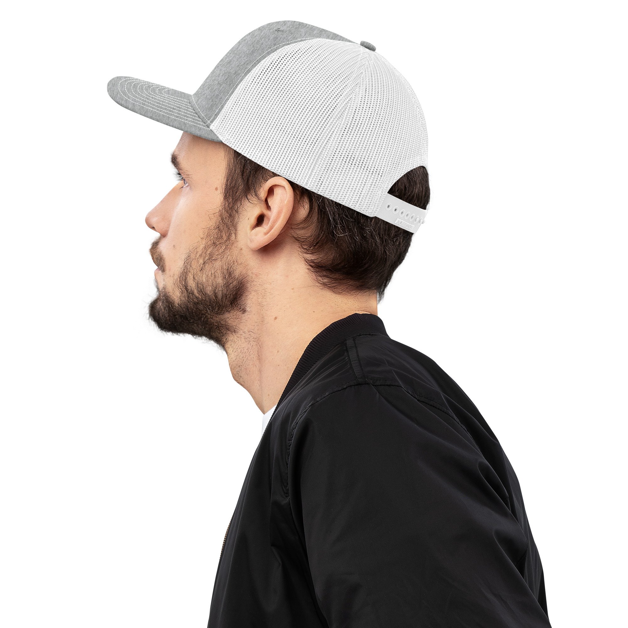 snapback-trucker-cap-heather-grey-white-left-side-682b785831ab3.jpg