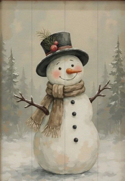 Snowman Paint &amp; Sip with Becky