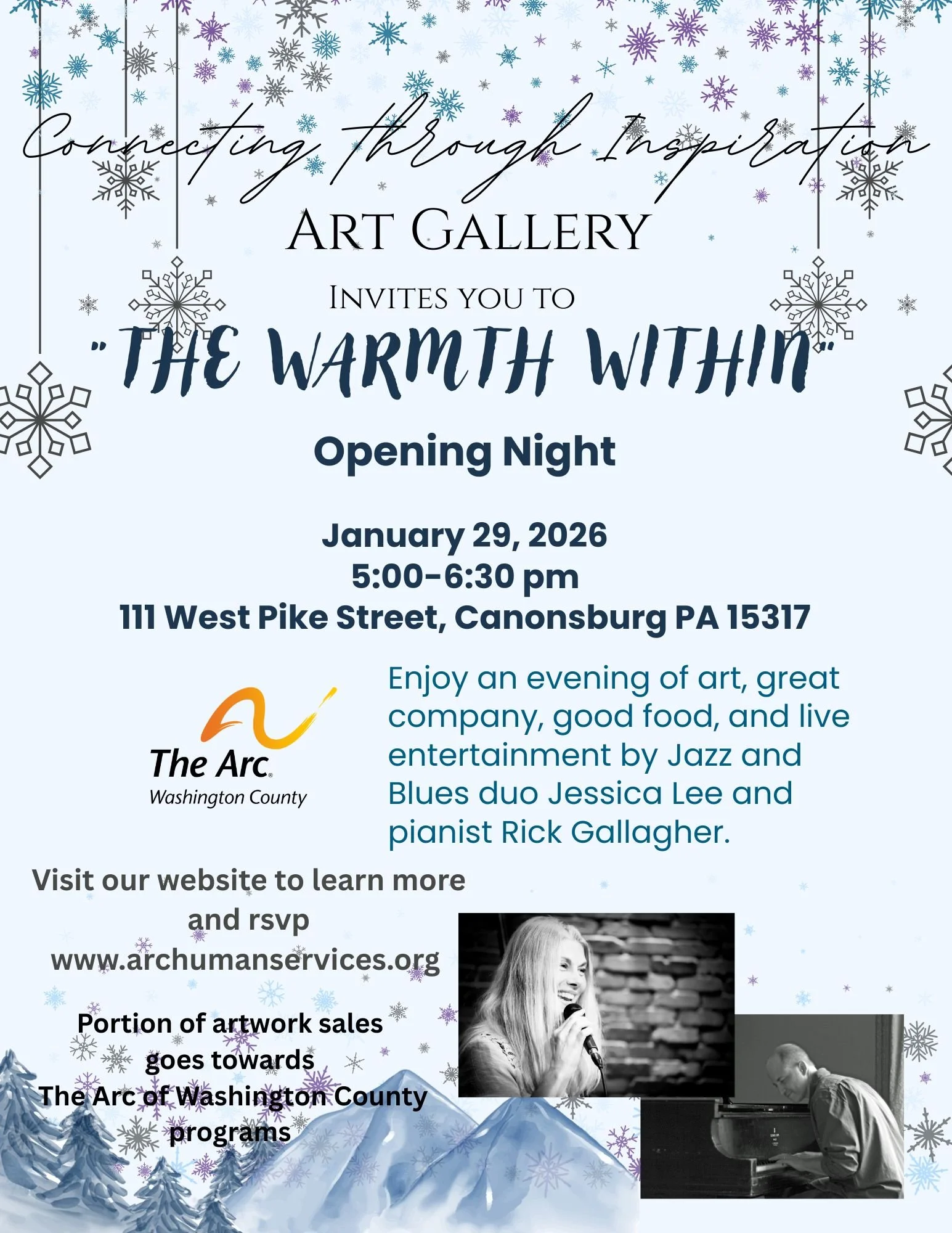 "The Warmth Within" Gallery Opening Night!
