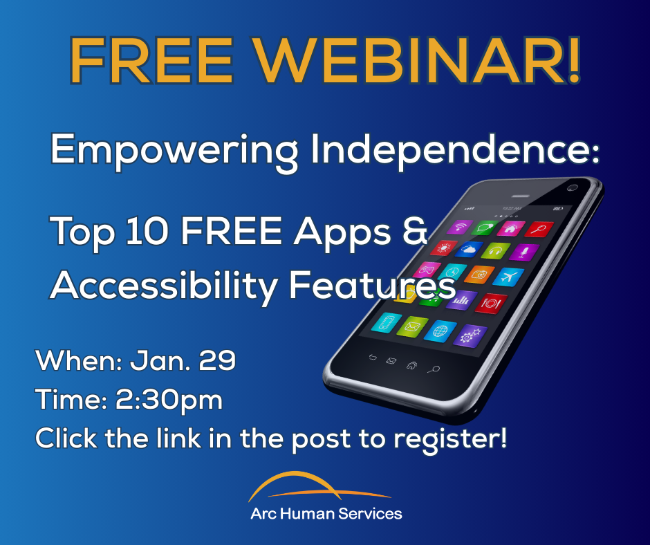 FREE Webinar -                 10 Assistive Phone Apps