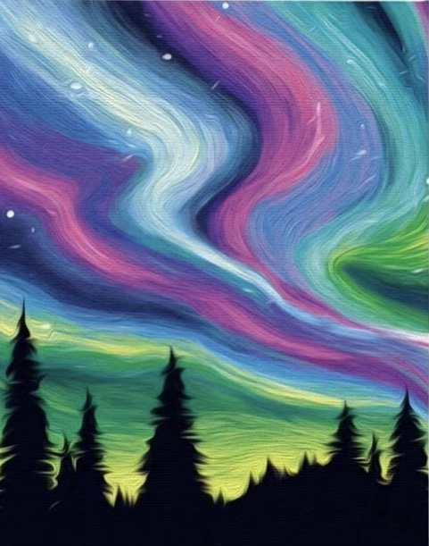 Paint 'n Sip - Northern Light