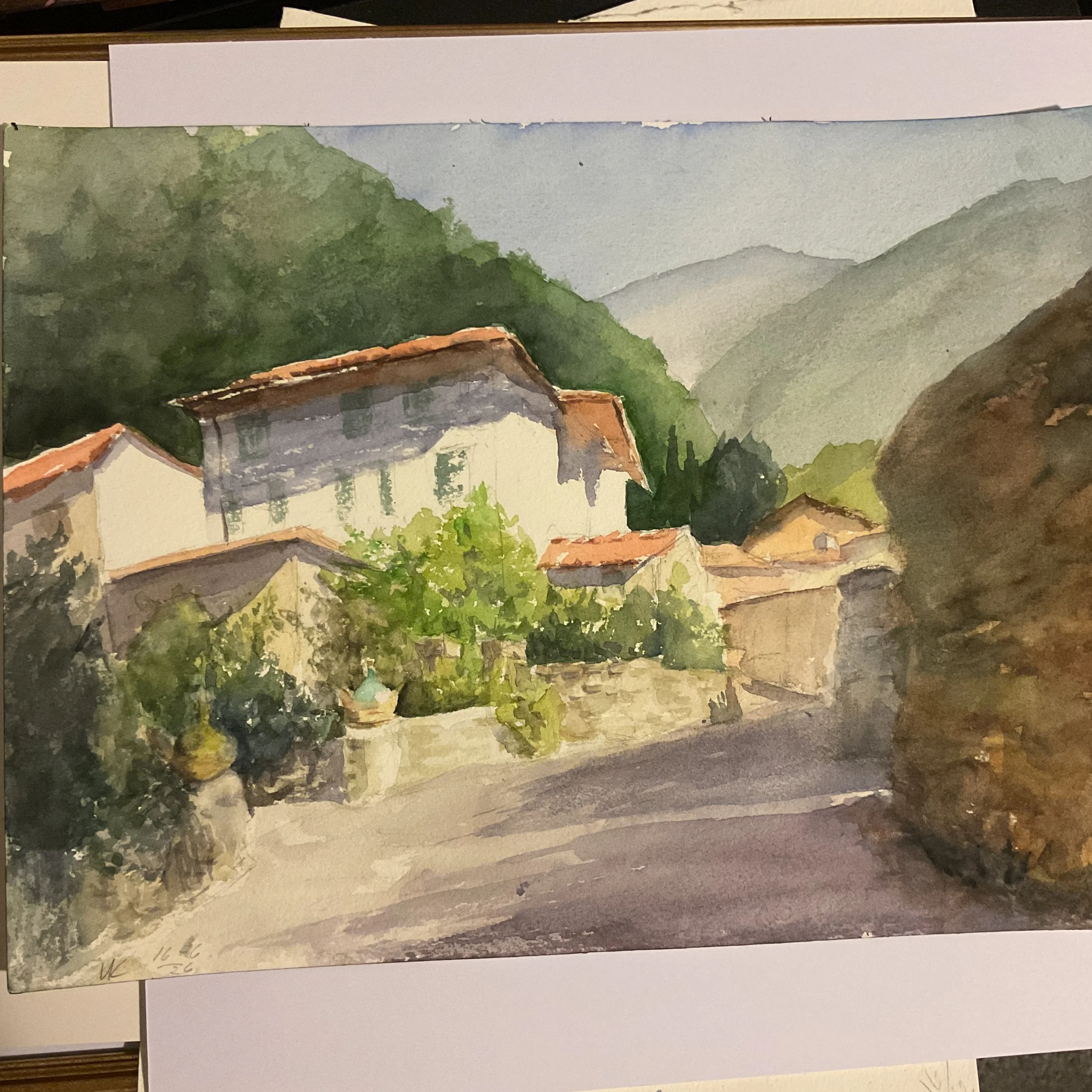 Tuscan Village Morning