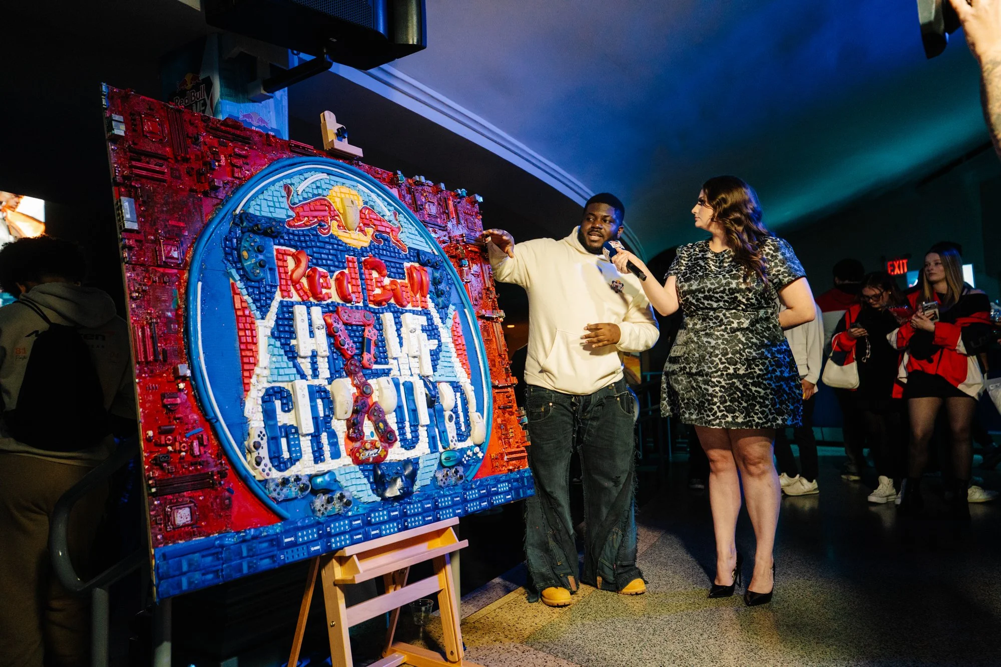  Person conducting on-site activation 