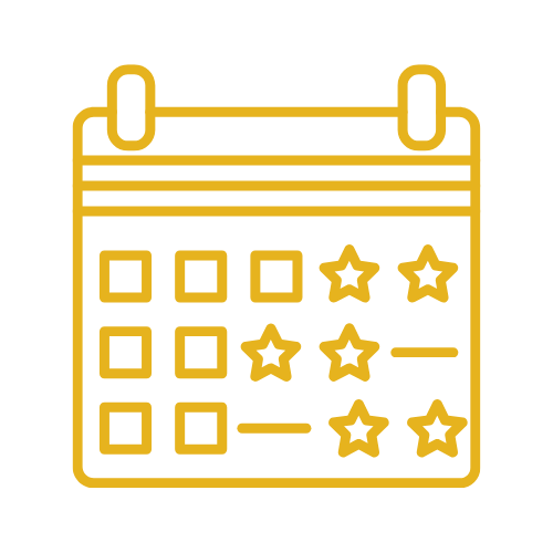 Animated view of Google Calendar creating a new event on January 2025