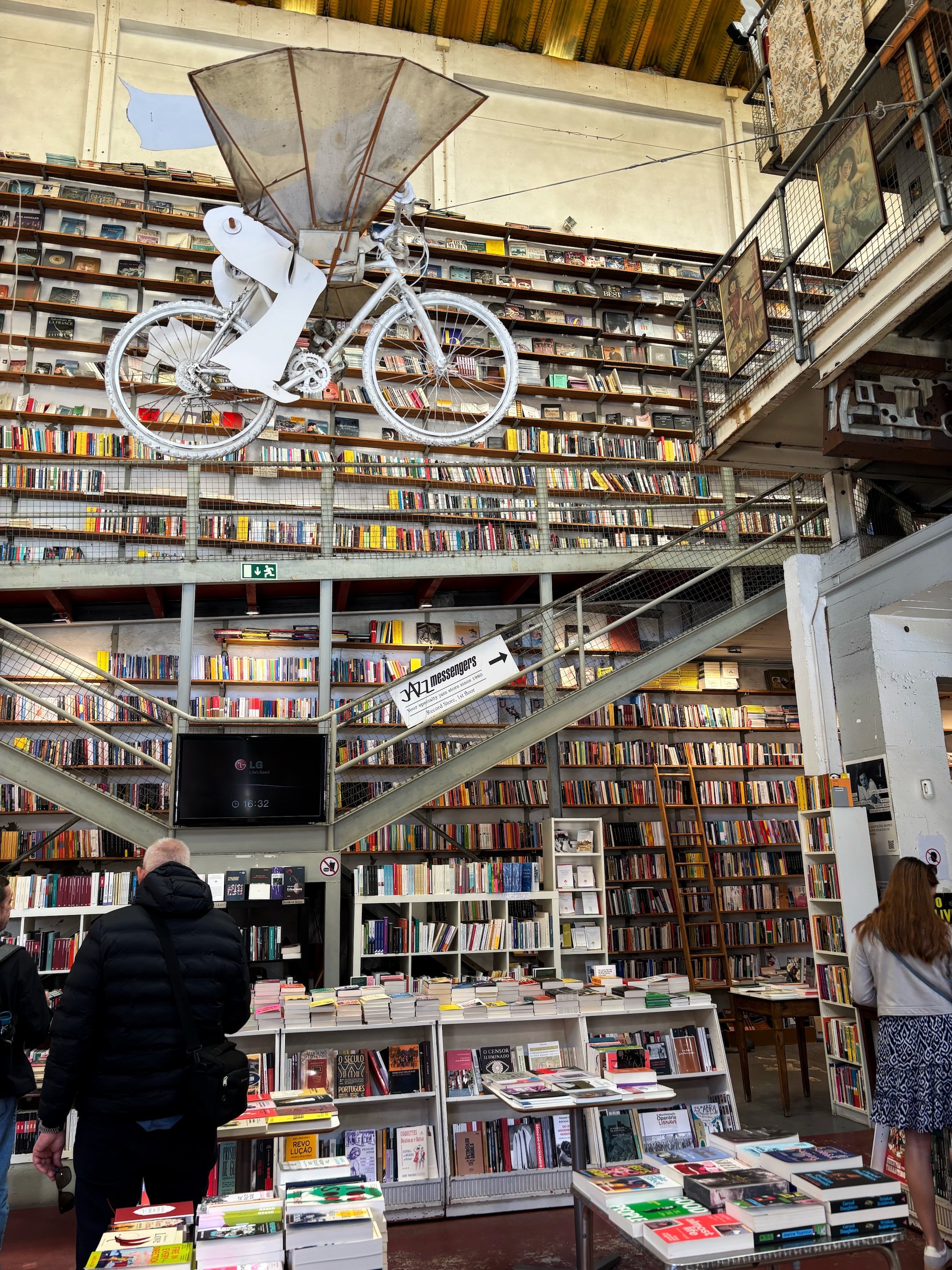 Bookstore in LX Factory Lisbon Portugal