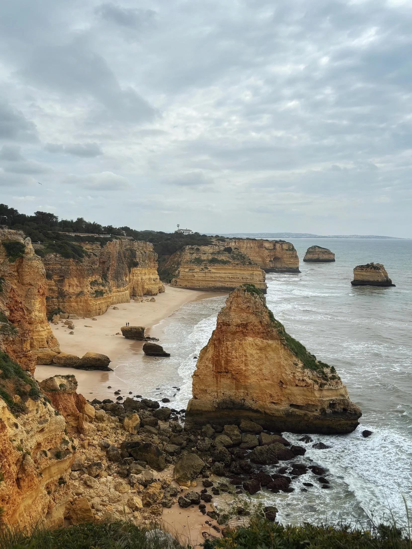 LImestone cliffs, Algarve Portugal