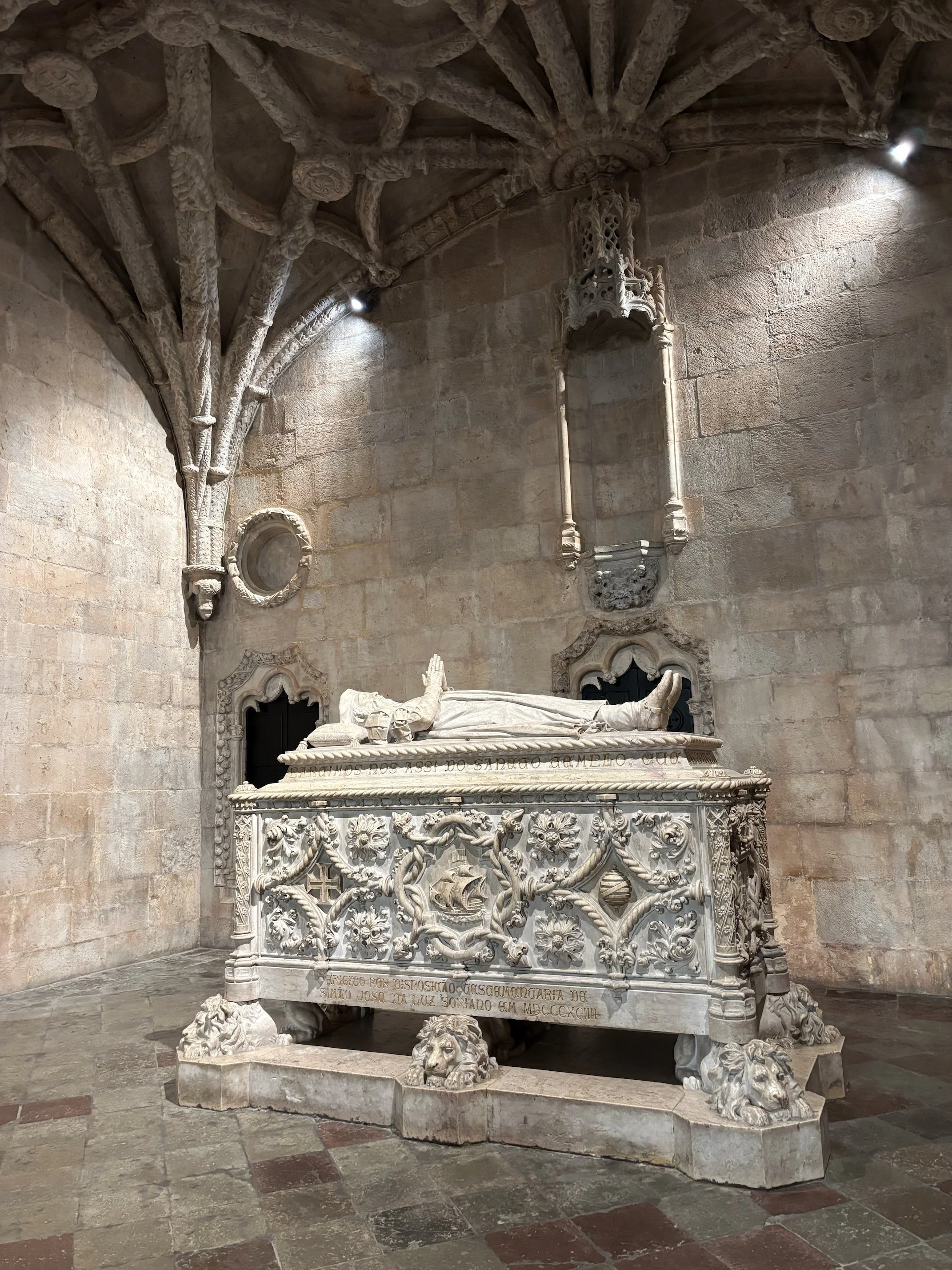 Vasco da Gama tomb Lisbon Portugal