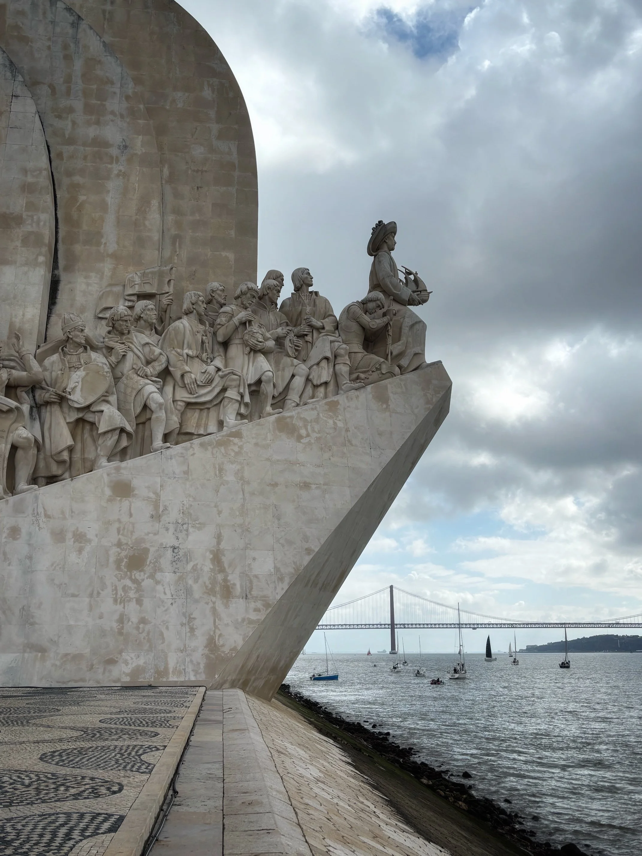 Discoveries Statue Lisbon Portugal
