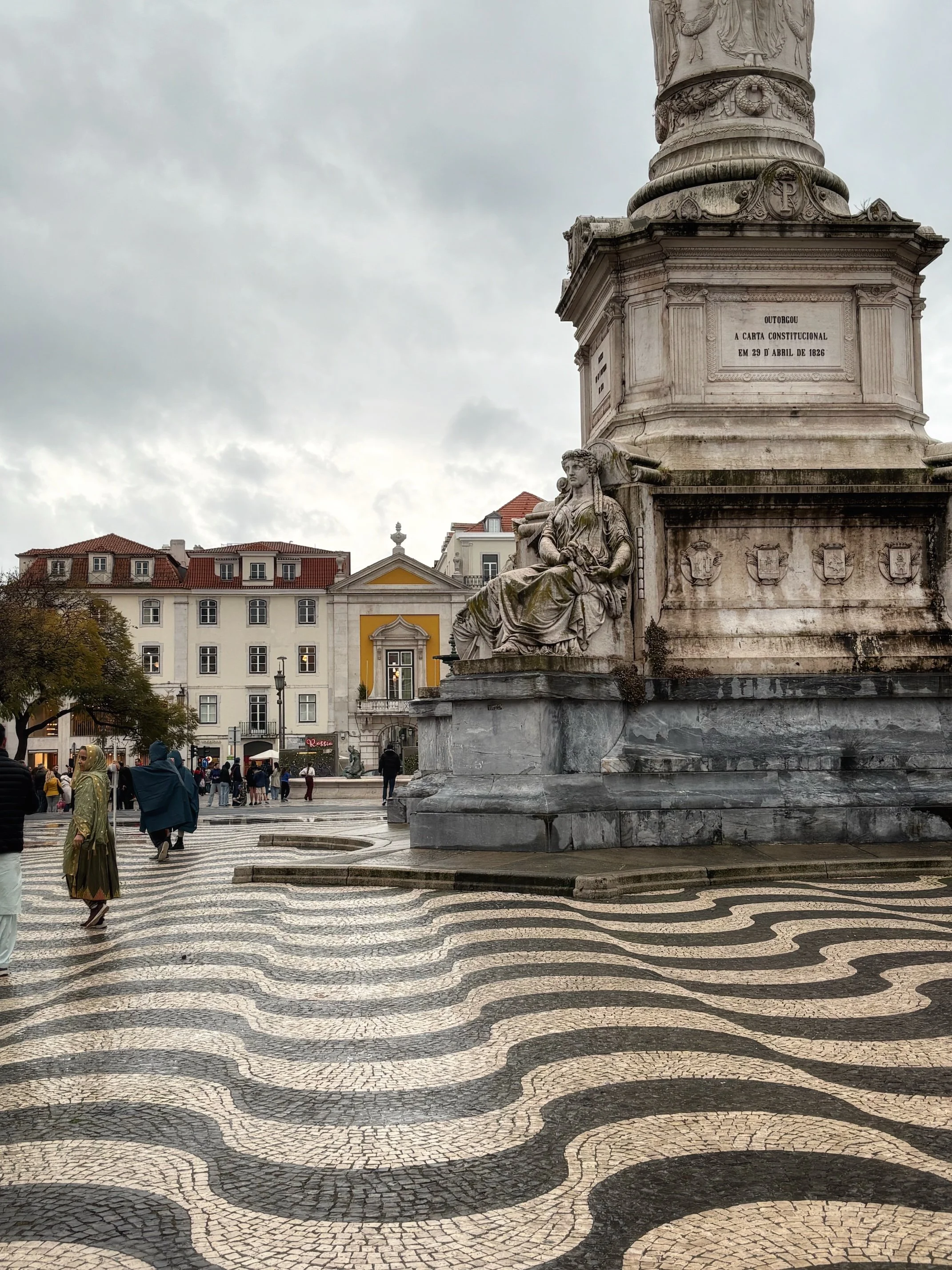 Rossio square Lisbon Portugal