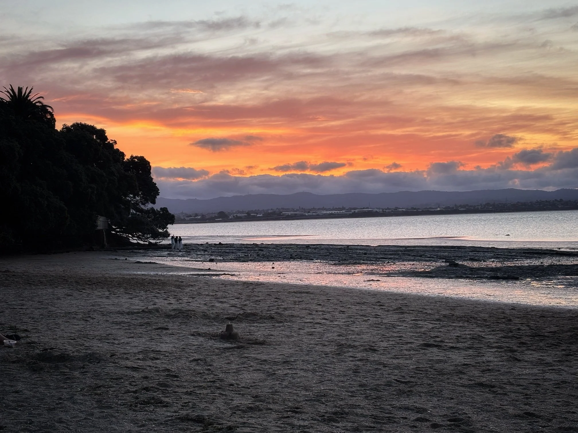 Point Chevalier Beach sunset