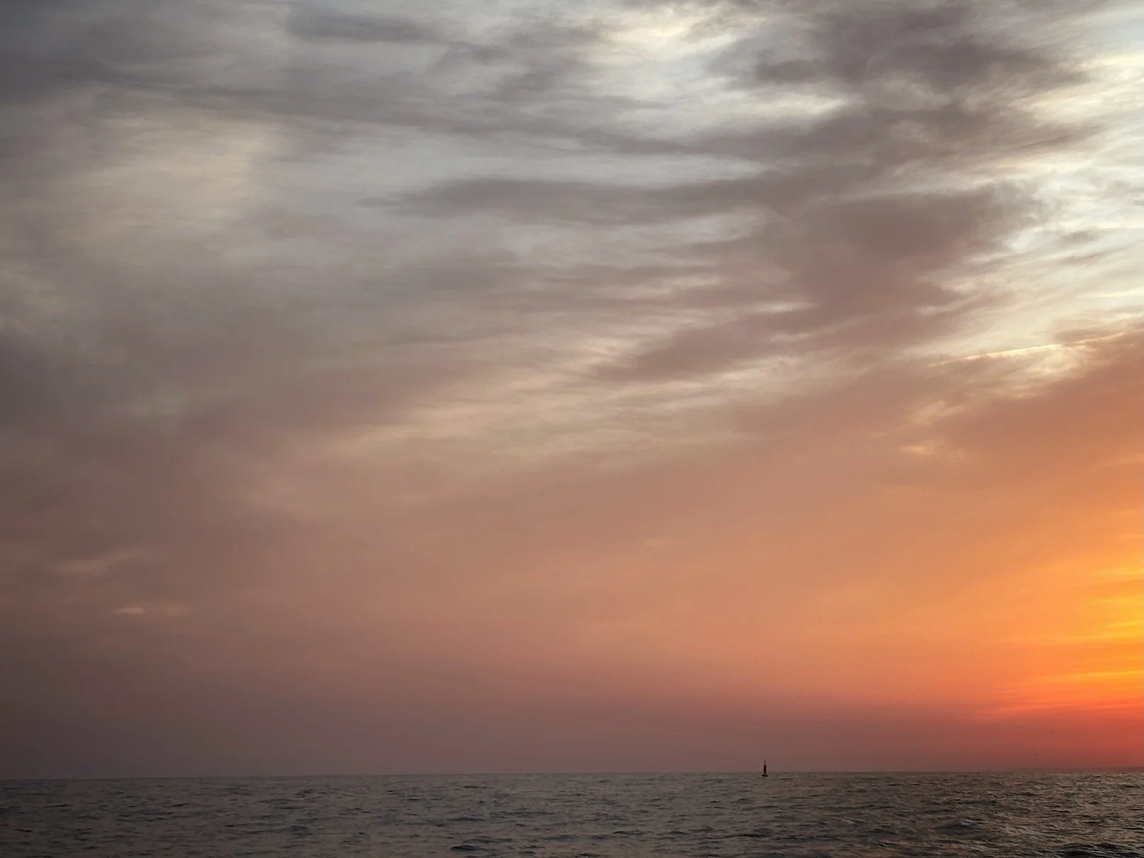 Sunset at sea, Algarve Portugal