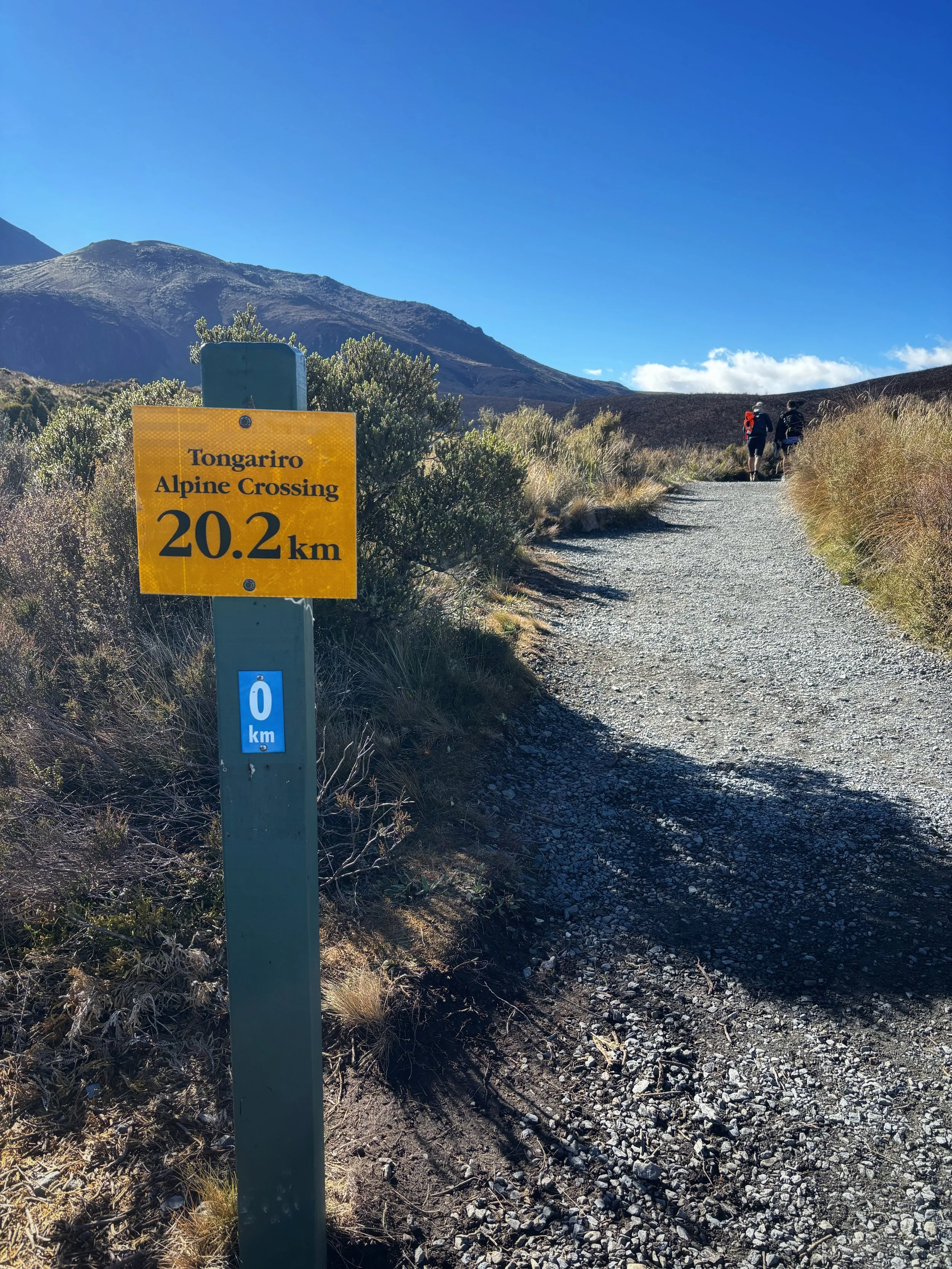 Tongariro Alpine Crossing starting point