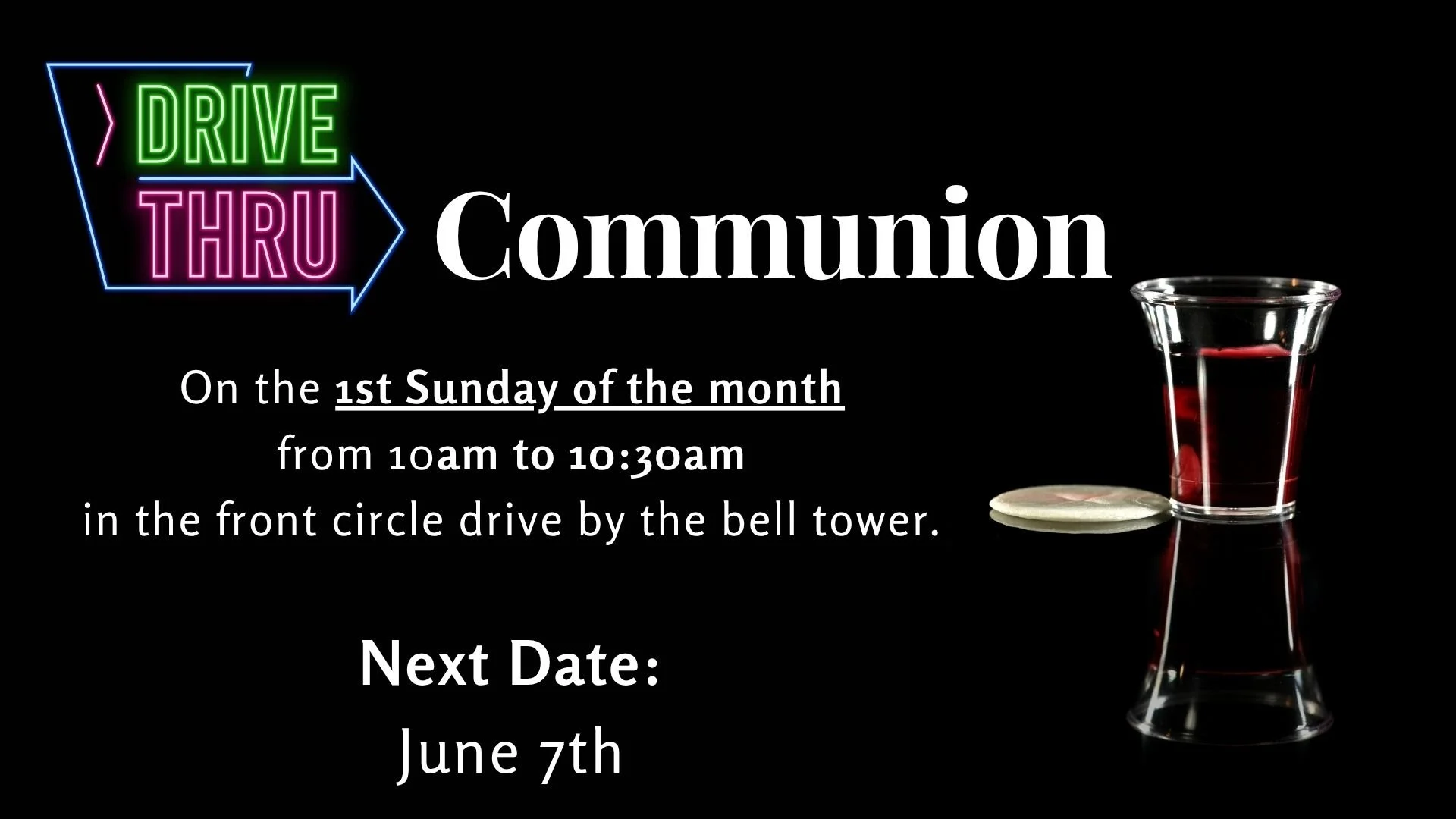 Drive-Thru Communion