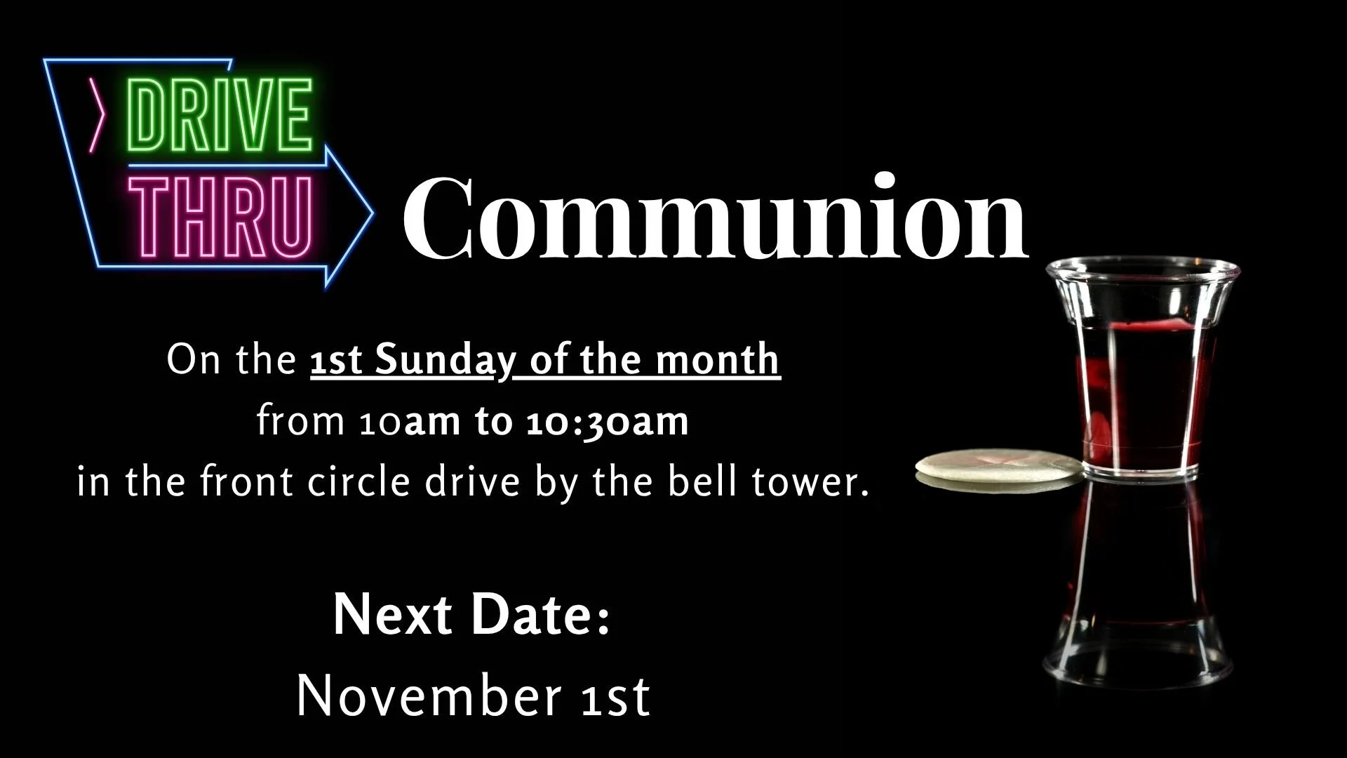 Drive-Thru Communion