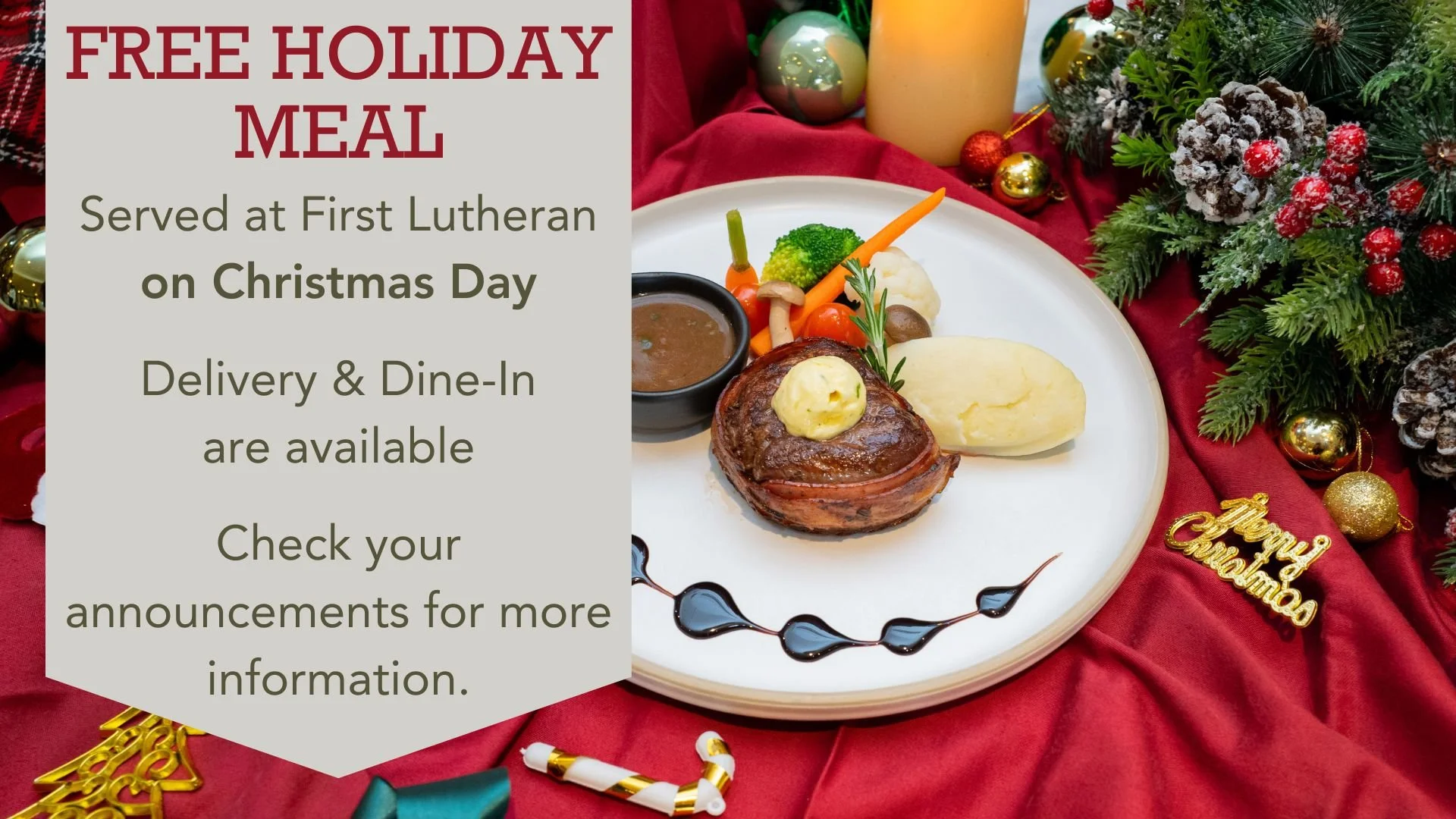 Free Meal on Christmas Day