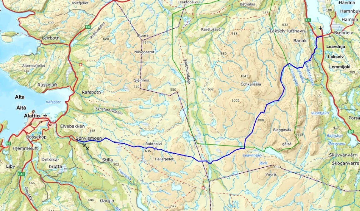 Alta til Lakselv