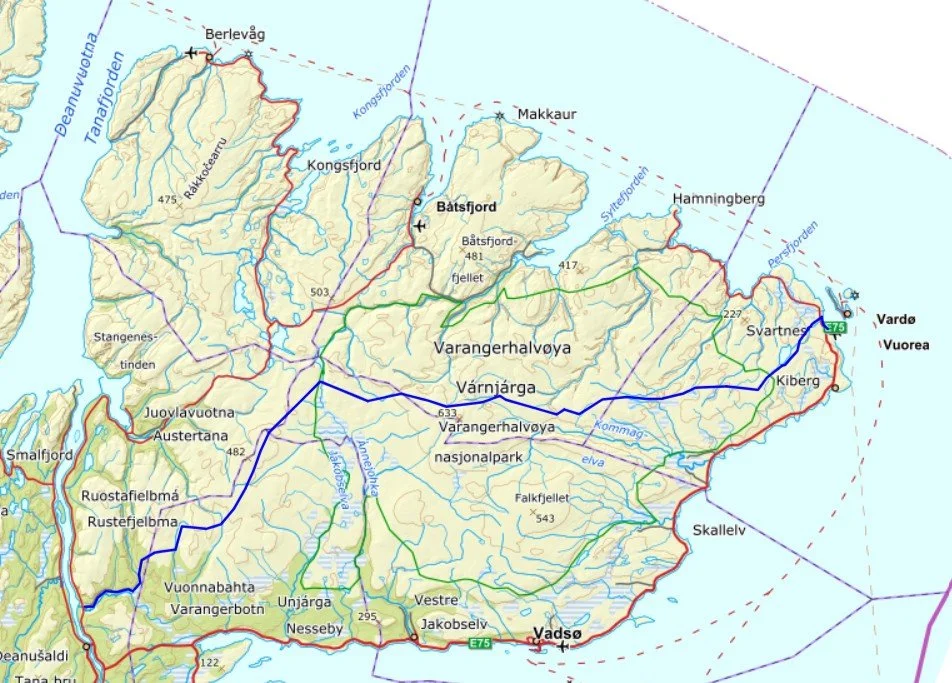 Tana til Vardø