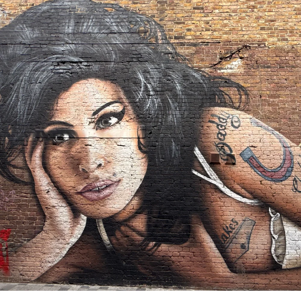 Amy Winehouse Mural Hawley Arms Camden