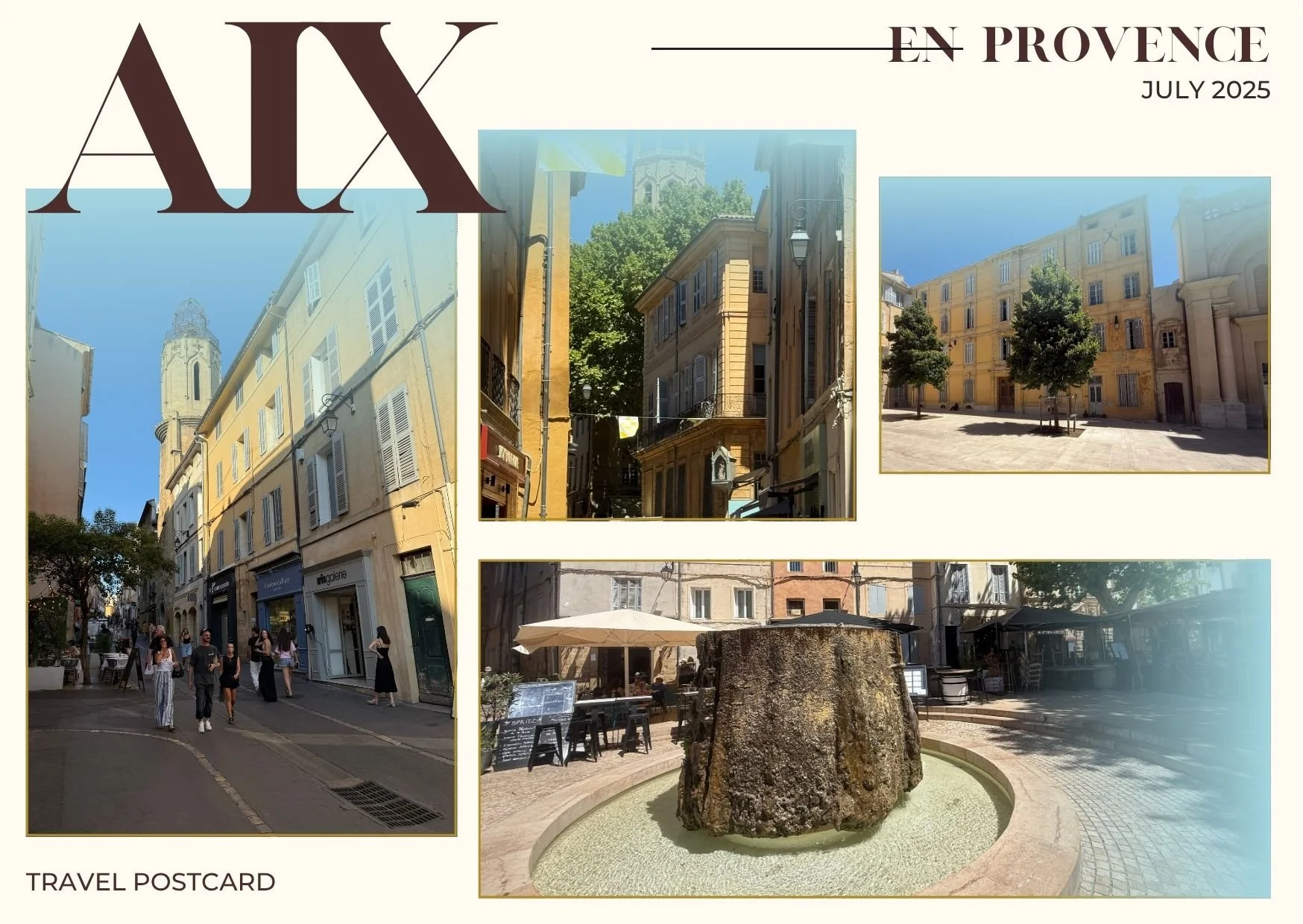 Postcard from Aix-en-Provence