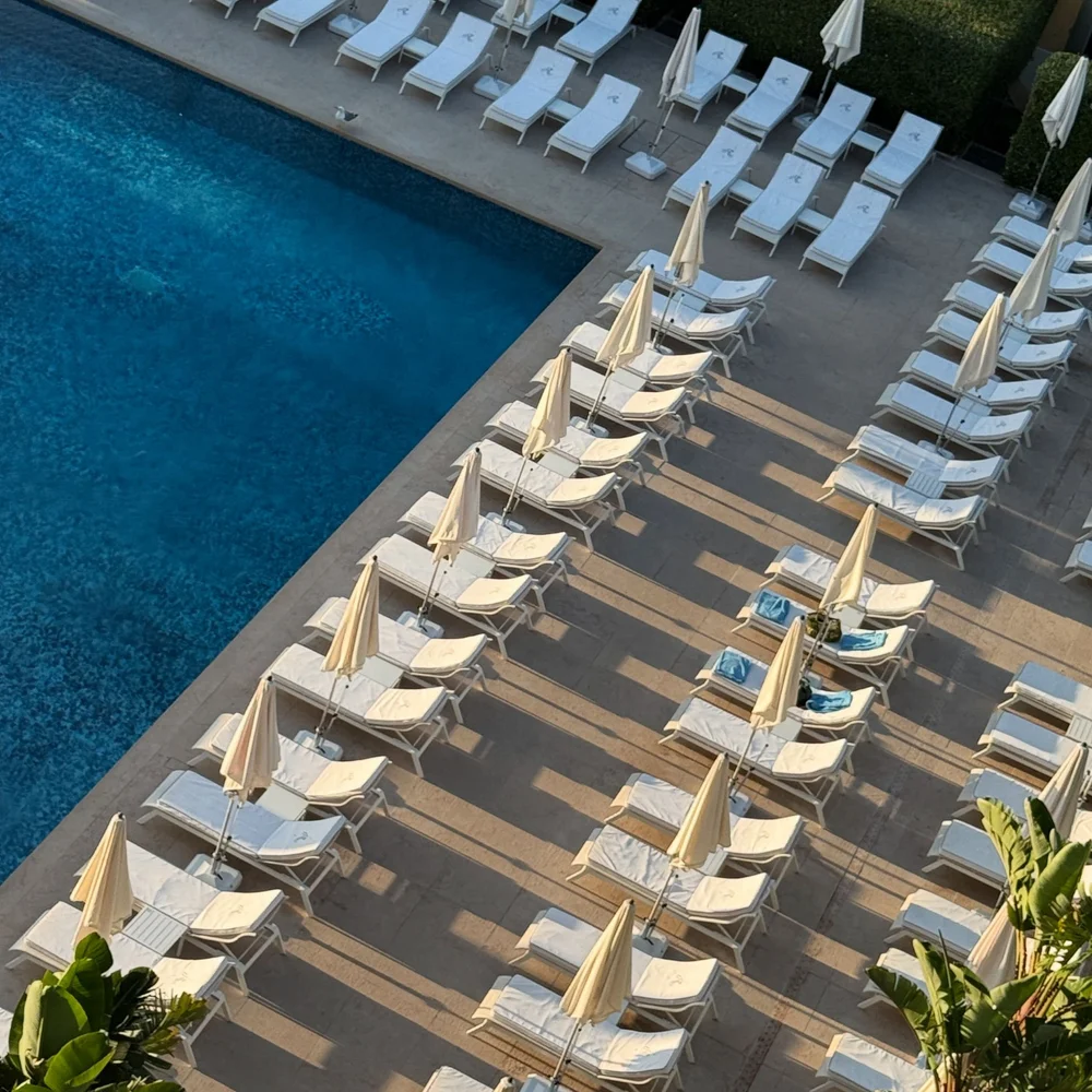 Poolside Symmetry at the Royal Riviera Hotel Saint-Jean-Cap-Ferrat