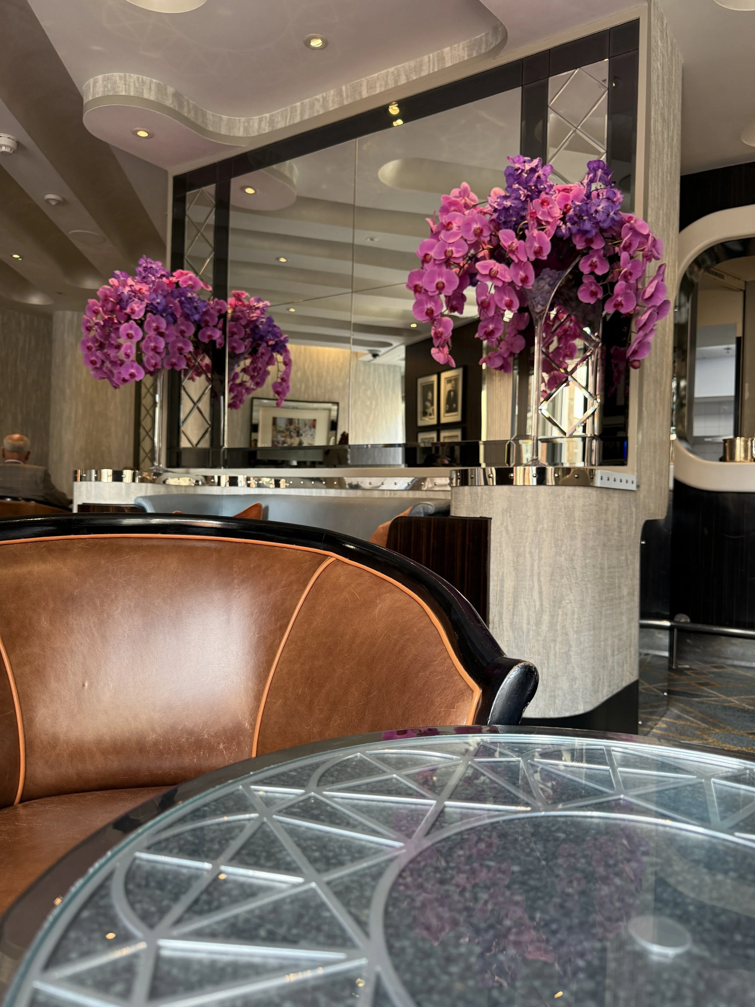 Interior of the American Bar Savoy London