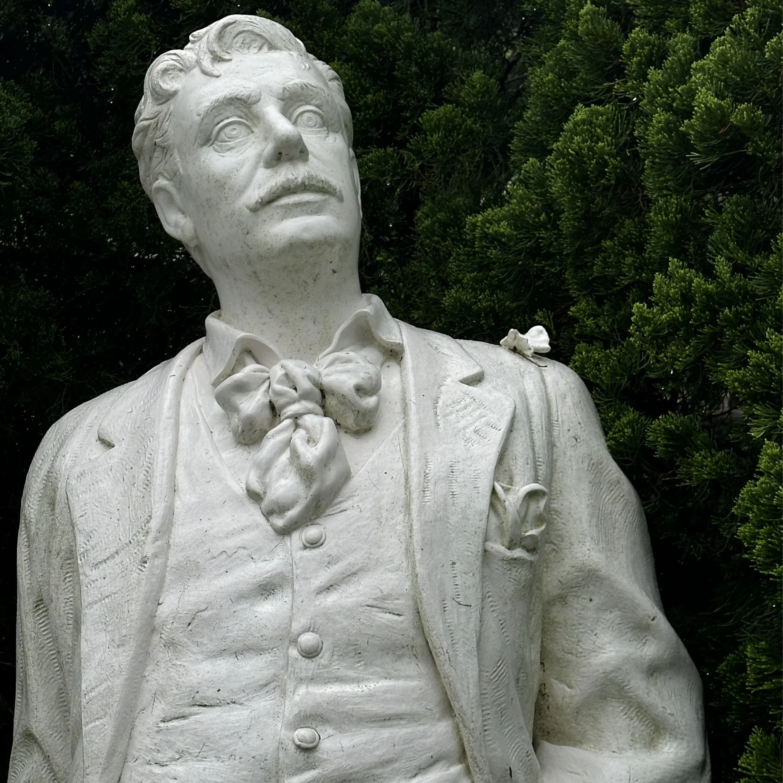 Statue of Scottish merchant Thomas Blake Glover in Glover Garden, Nagasaki