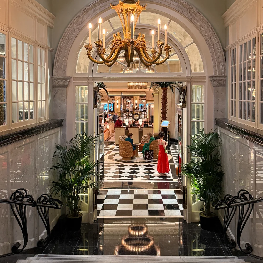 Inside the Savoy Hotel London