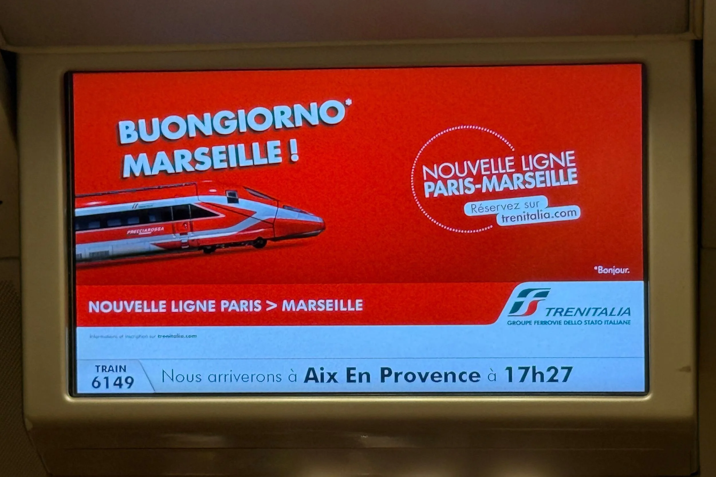 On board with Trenitalia’s Frecciarossa