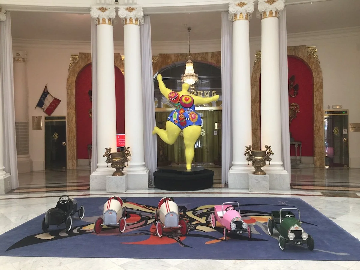 Niki de Saint Phalle Statue inside Negresco Hotel Nice