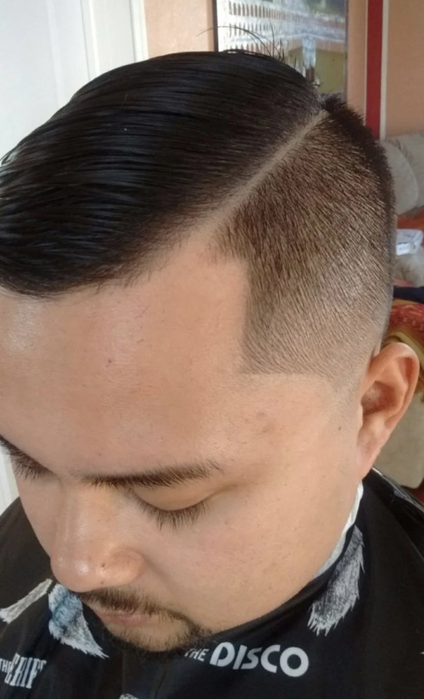 Overview of Comb-Over w/Part