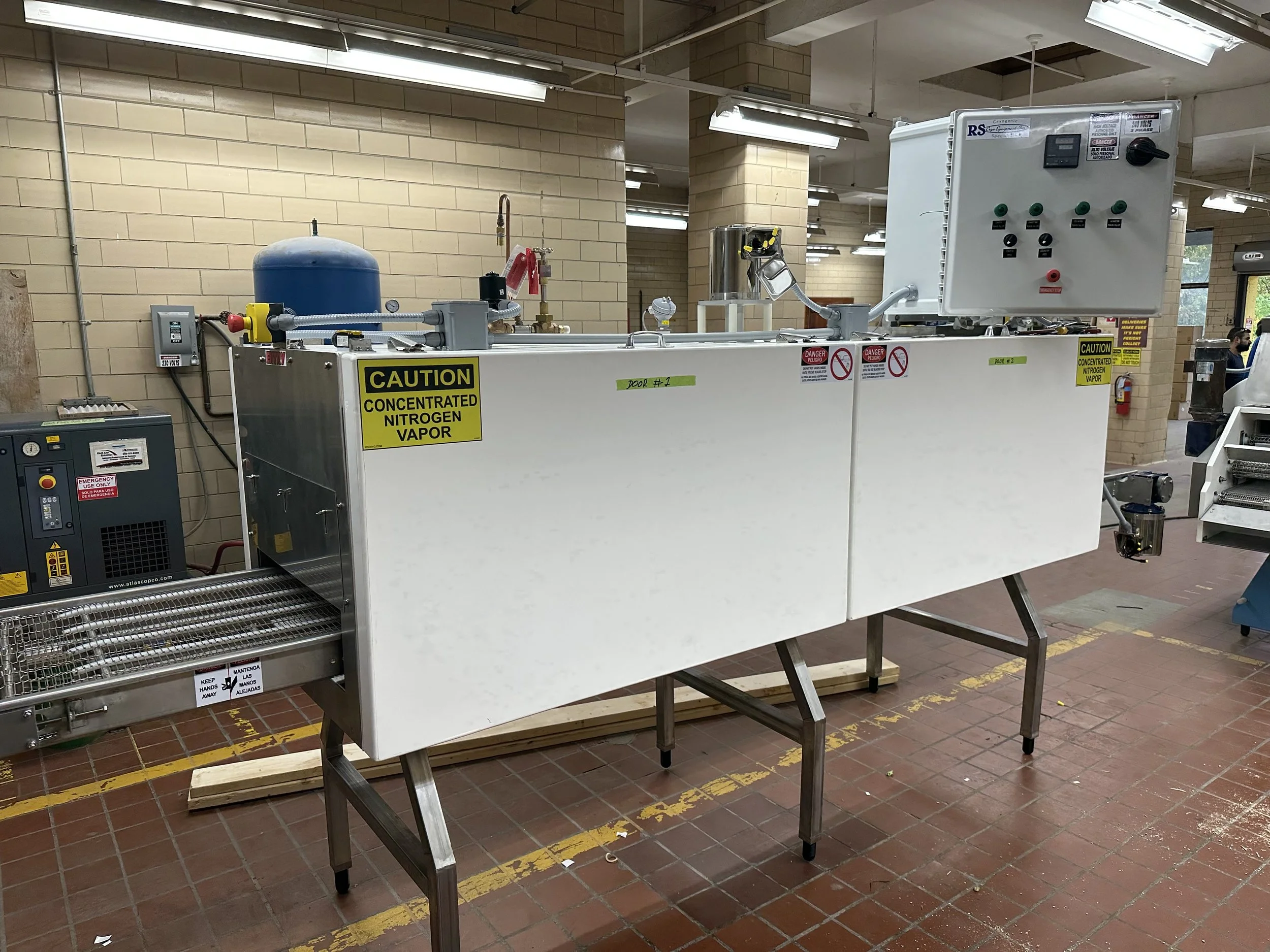 Front Side View of Fiberglass Compact Cryogenic Tunnel Freezer.JPG