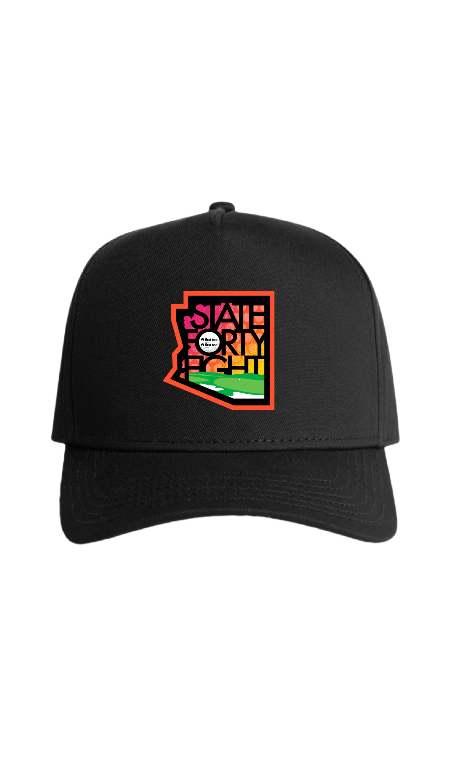 Sunset Print Snapback Hat