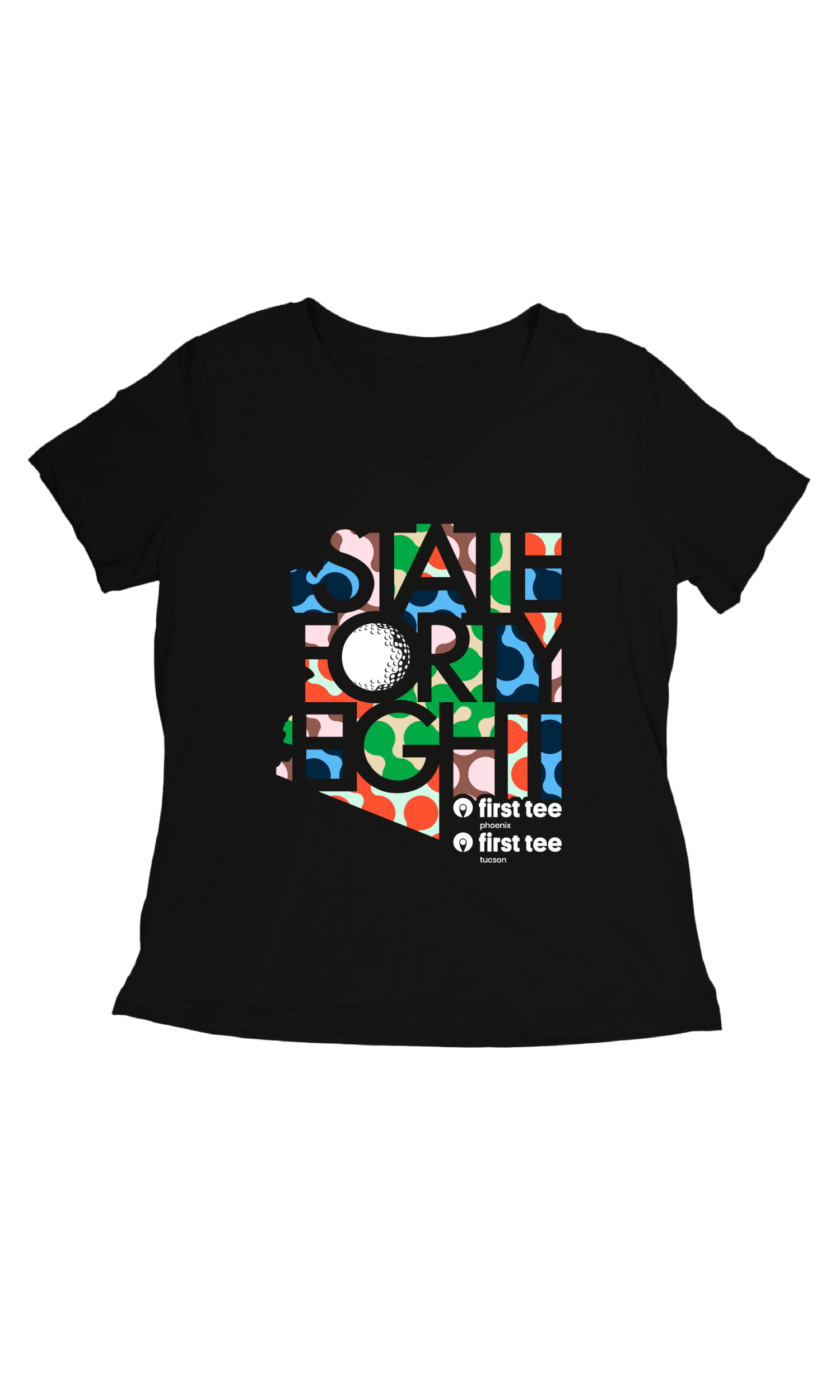 Women's V-Neck Pattern Print