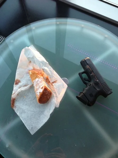 Leave the gun, take the cannoli!