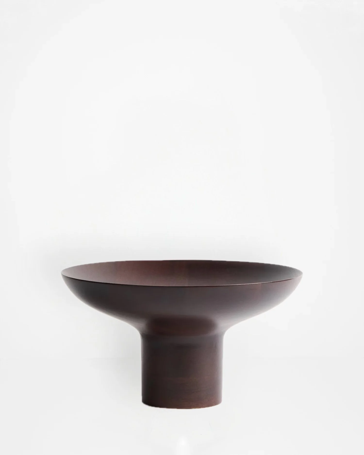 MANGO WOOD PEDESTAL BOWL